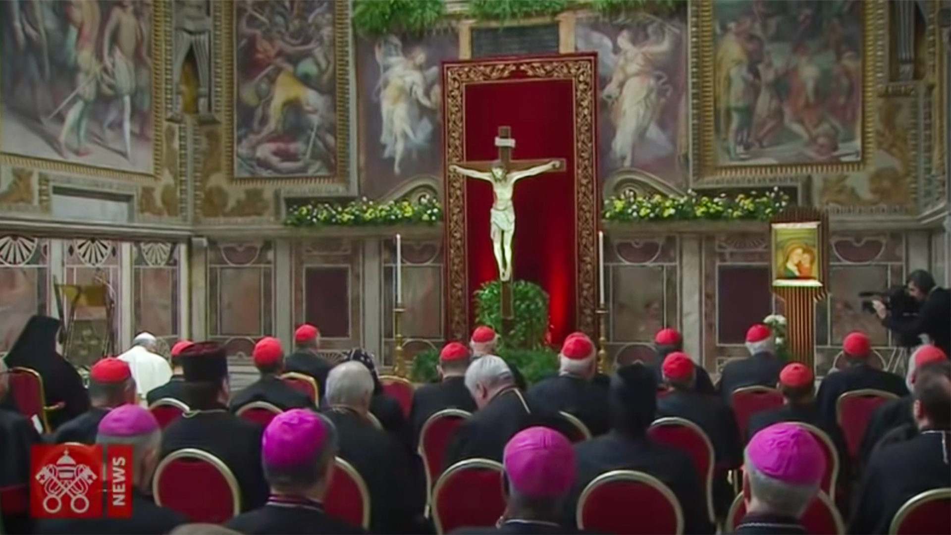 Liturgie pénitentielle au Vatican le 23 février 2019 | © Youtube/Vatican news