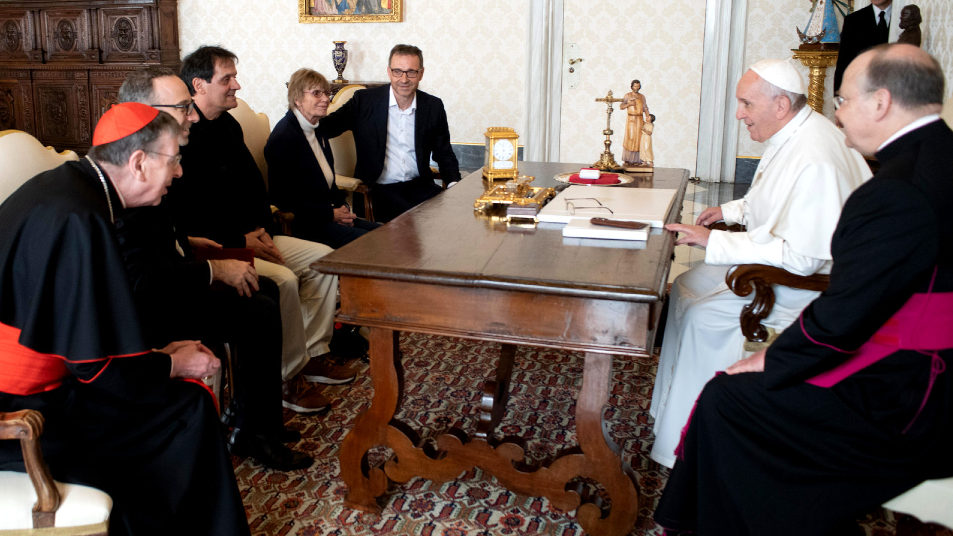 La pape François a reçu les victimes suisses d'abus | © Servizio Fotografico - Vatican Media