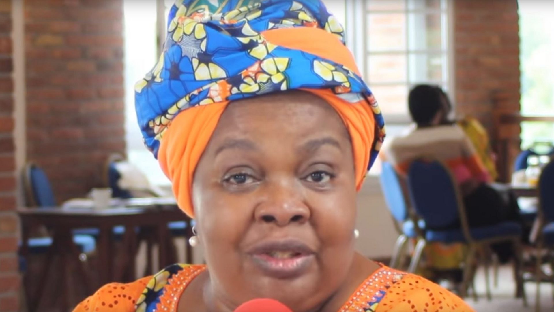 La catholique congolaise Léonie Kandolo, porte-parole du Comité Laïc de Coordination (CLC) | capture d'écran Youtube 