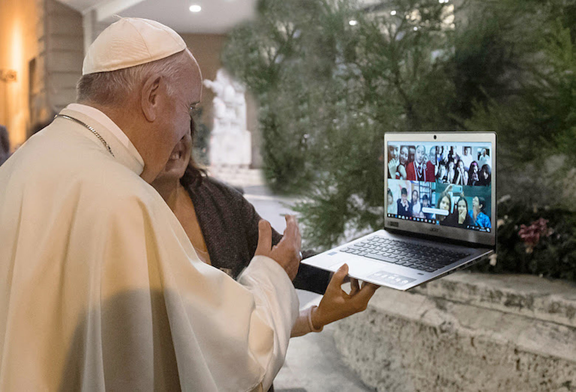 Lors de cette inauguration, le pape dialoguera en vidéoconférence avec les jeunes | © scholas occurrentes