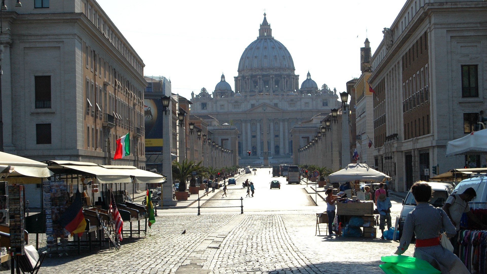 Rome Le Vatican vu de la Via della Conziliazione | © Jacques Berset
