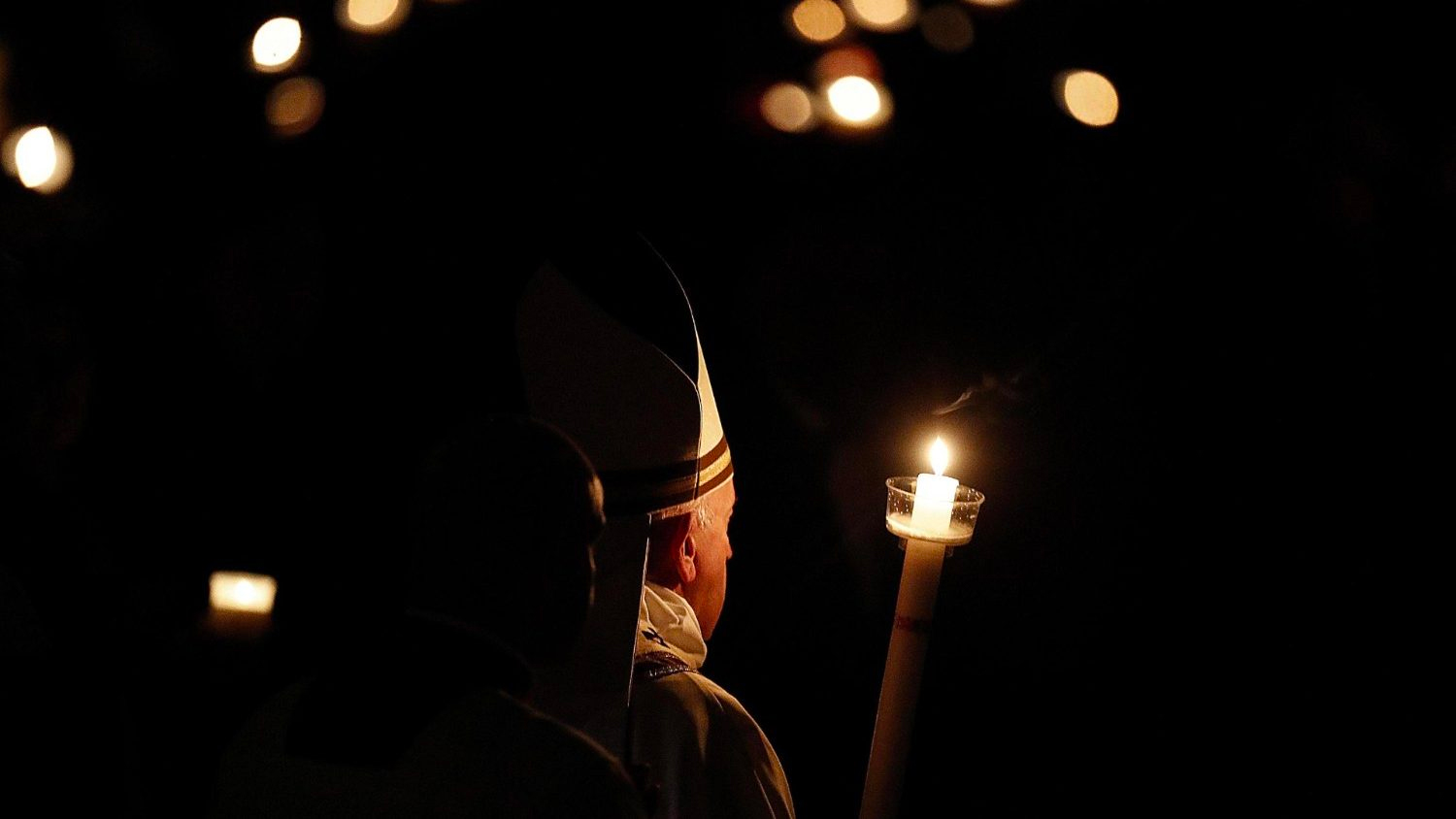 Le pape François lors de la veillée pascale à Rome, le 20 avril 2019 | © vaticannews
