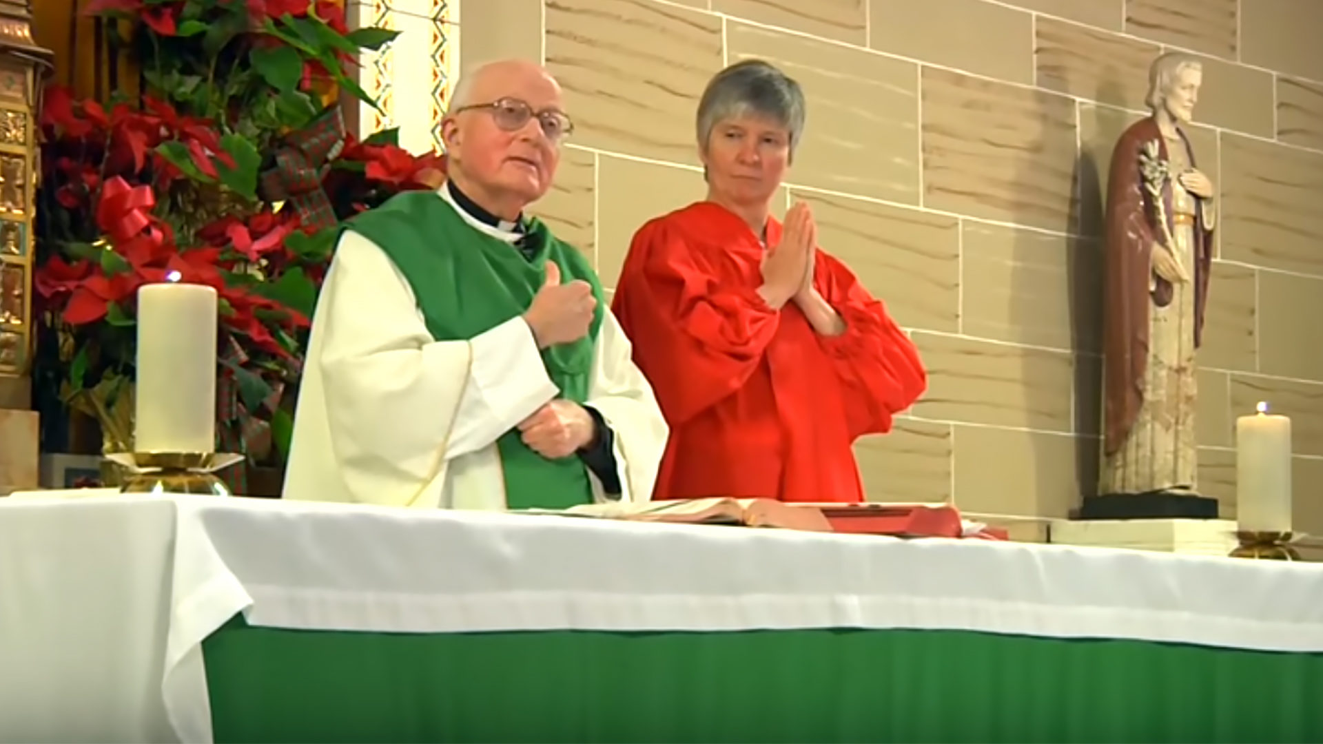 Messe dans une paroisse catholique pour sourds du diocèse de New York | youtube.com