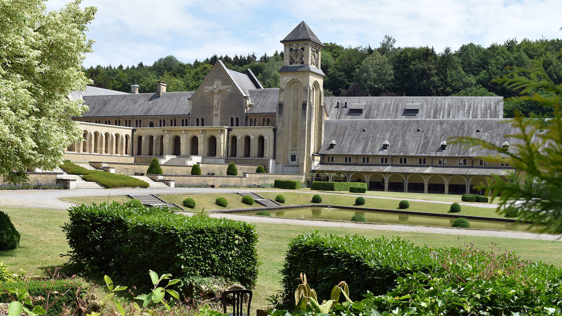 L'abbaye d'Orval, dans le sud-est de la Belgique. | © Jacques Berset.