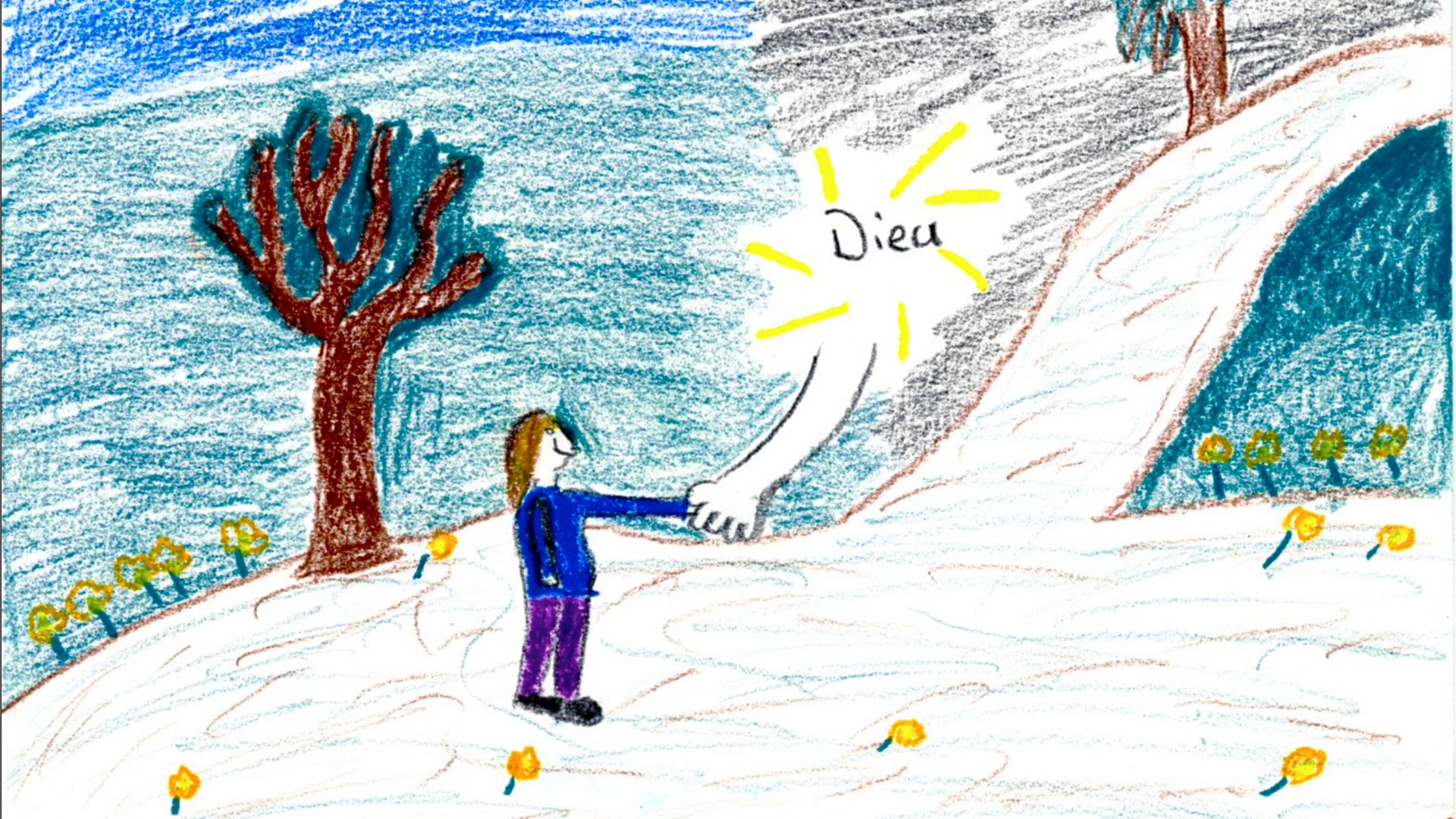 "Dieu": c'est une main qui guide sur le bon chemin, pour cette fille de 11 ans, du canton de Berne | étude ddd.unil.ch