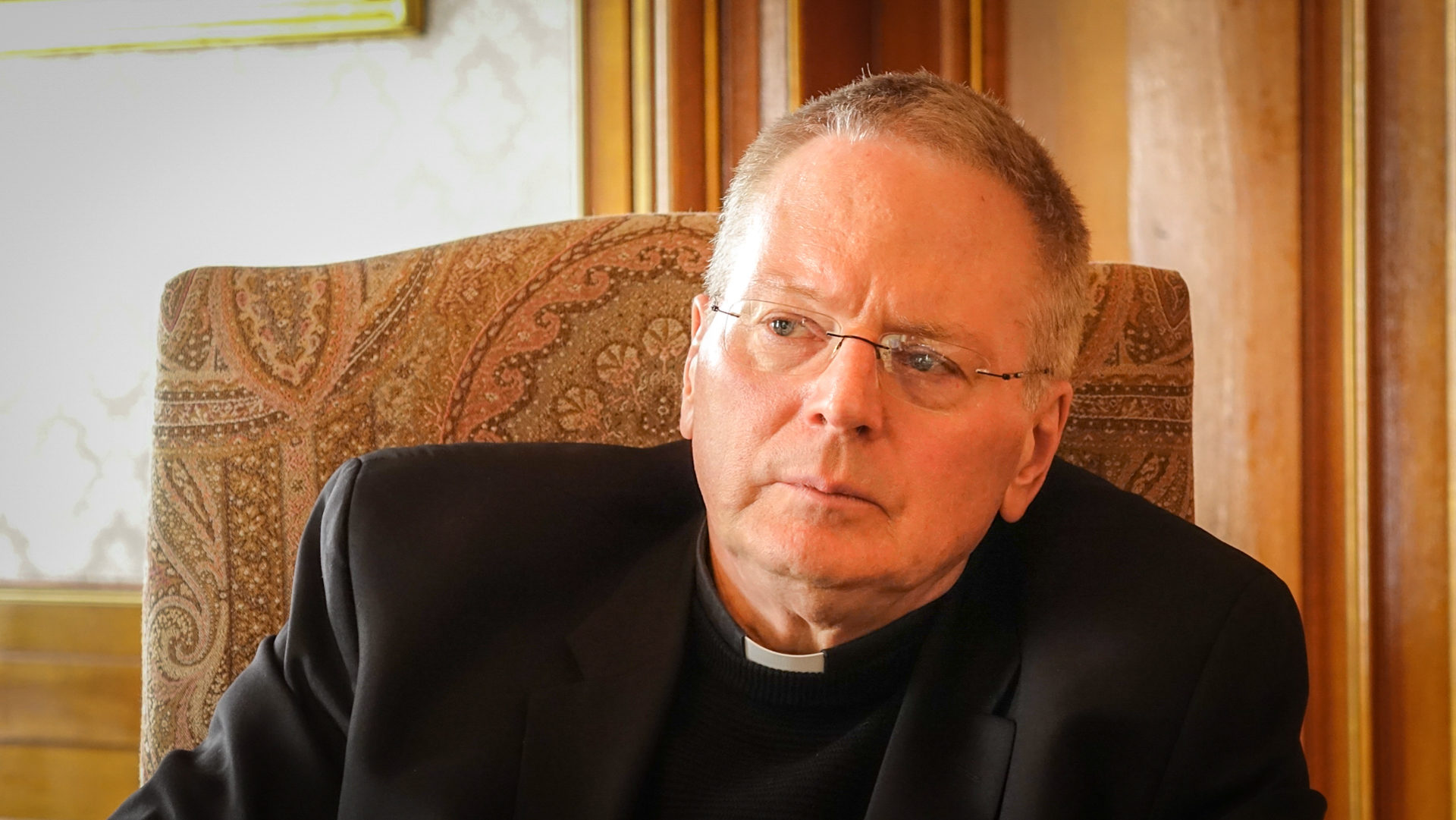 Mgr Thomas Gullickson, l’homme-clé de la succession de Mgr Huonder à Coire, a reçu cath.ch à Berne | © Maurice Page