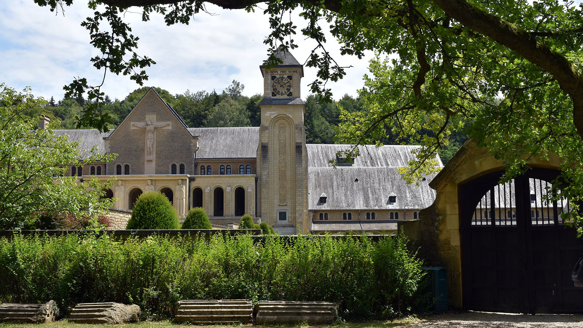 L'abbaye d'Orval, dans le sud-est de la Belgique. | © Jacques Berset.