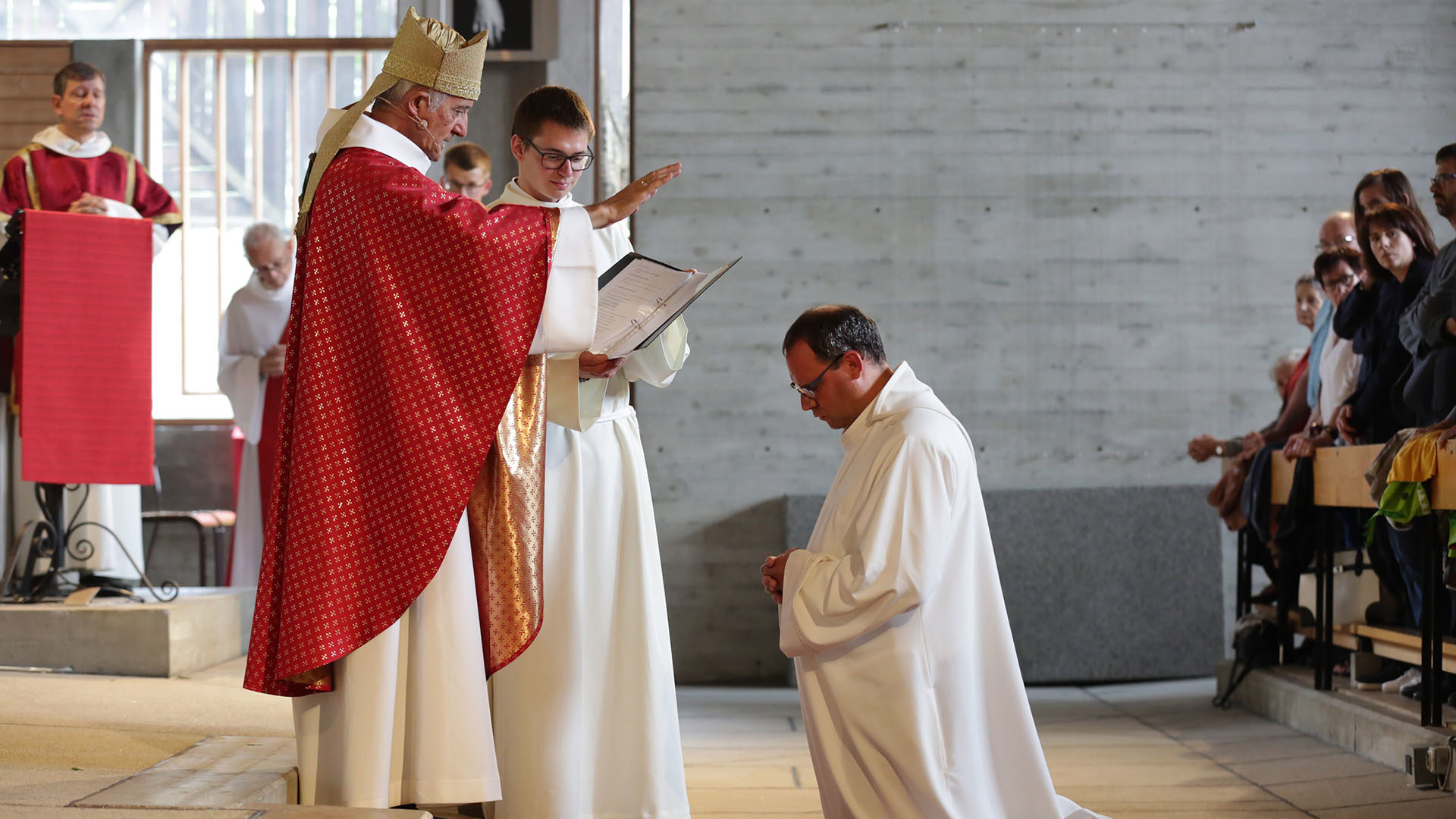 Martigny (VS) le 9 juin 2019. Ordination diaconale de Pascal Tornay. | © B. Hallet