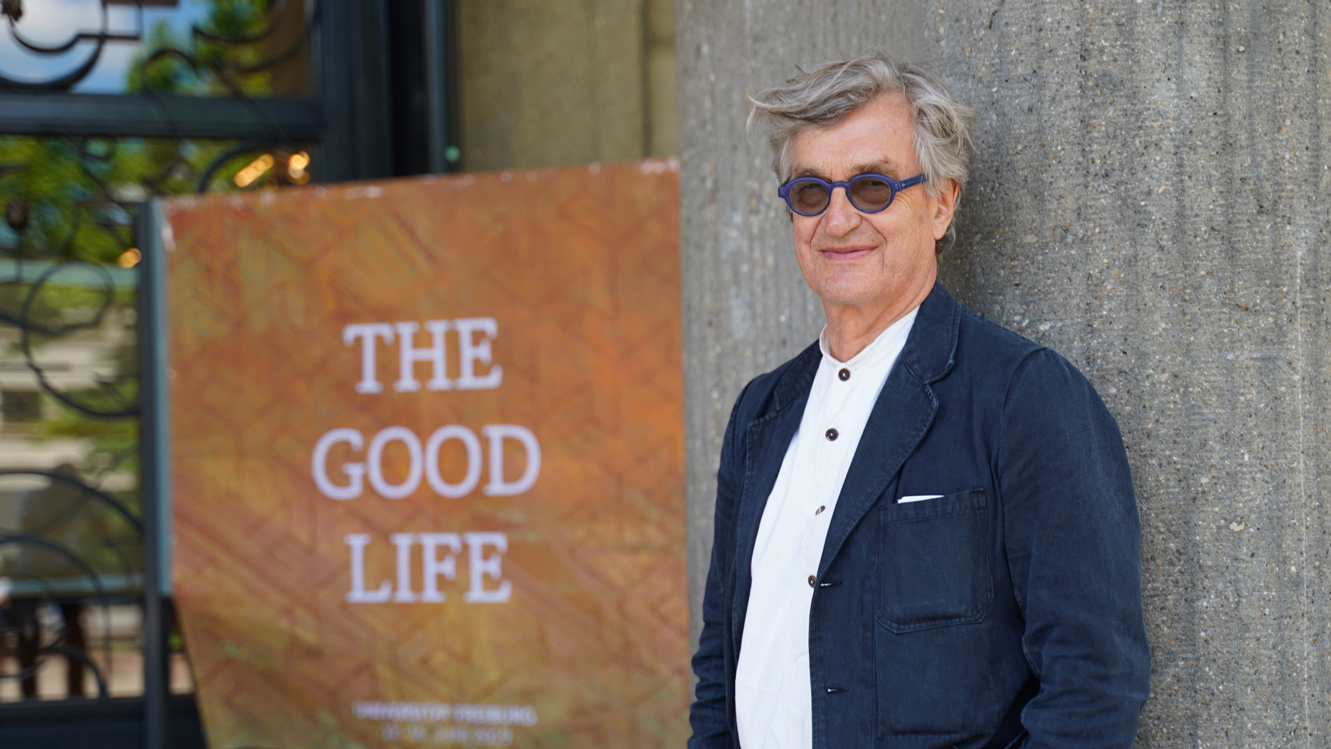 Wim Wenders à l’Université de Fribourg pour parler de son film “Le pape François: Un homme de parole” | © UNIFR