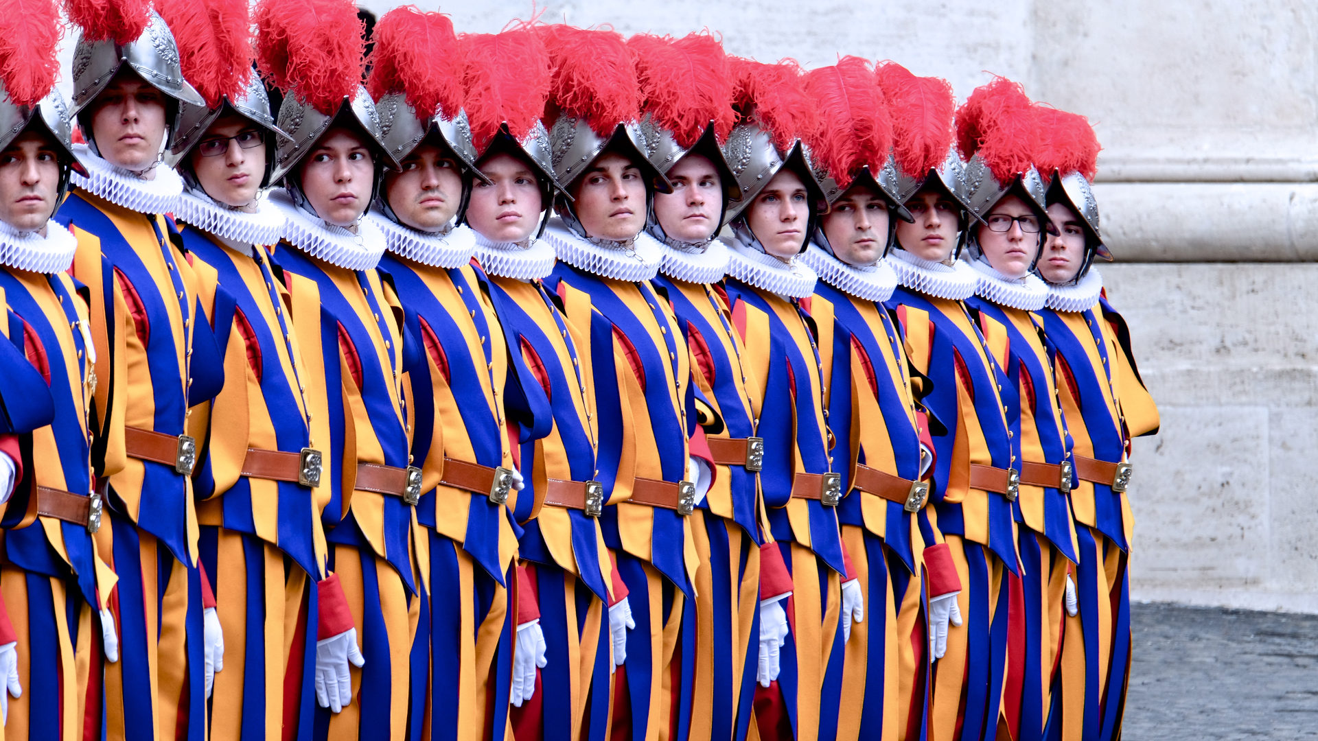 La Garde suisse participe pour la première fois à la Fête des Vignerons | © Oliver Sittel	