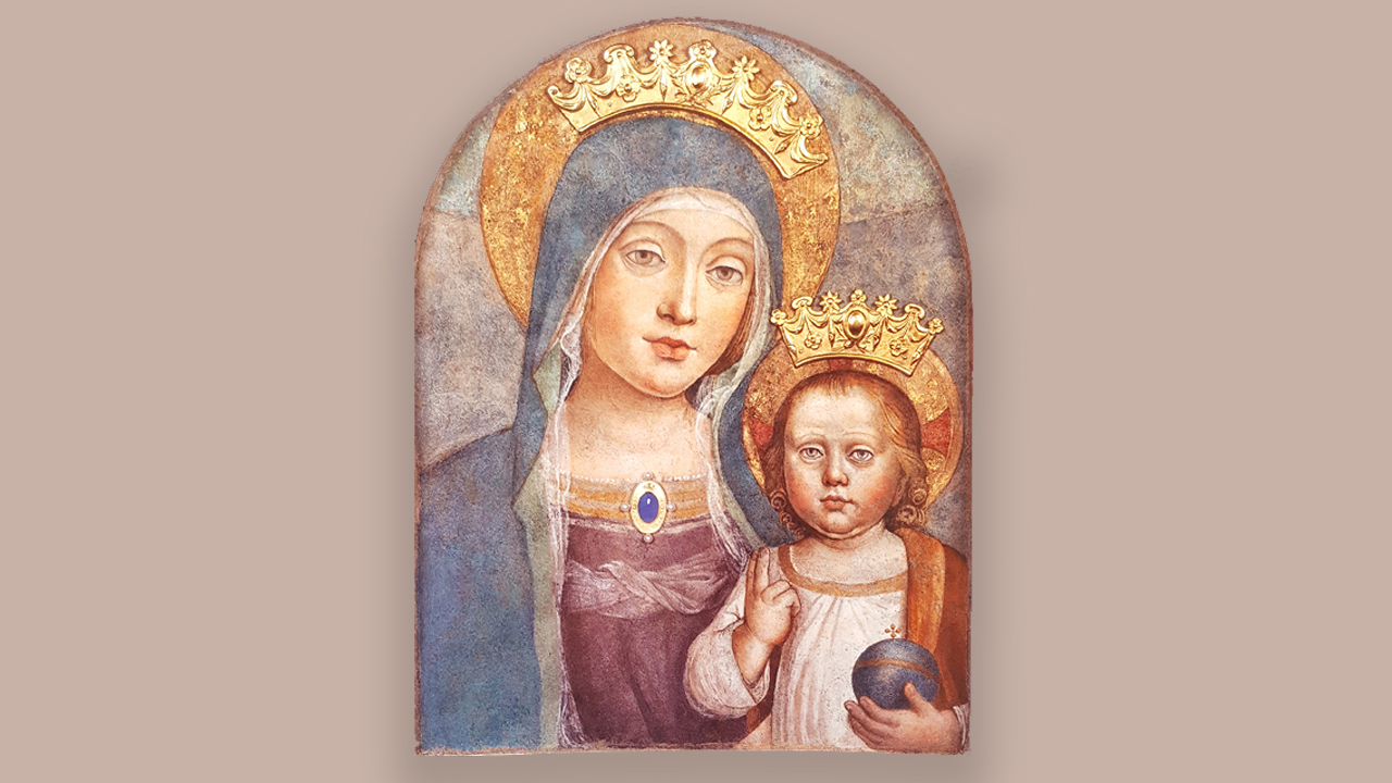 la Madonna 'del Soccorso', unique fresque de la basilique Saint-Pierre | DR