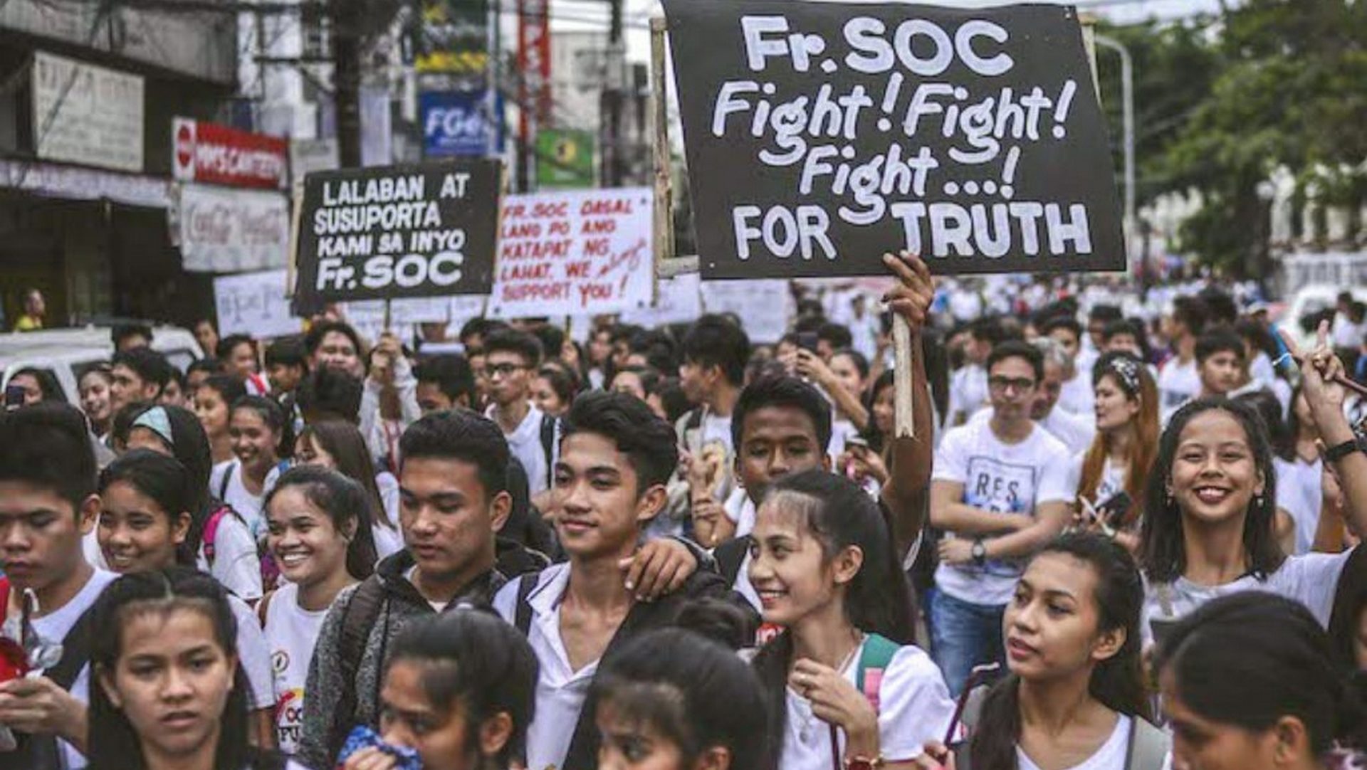 Les fidèles des Philippines manifestent pour soutenir leur évêques contre le président Duterte | DR