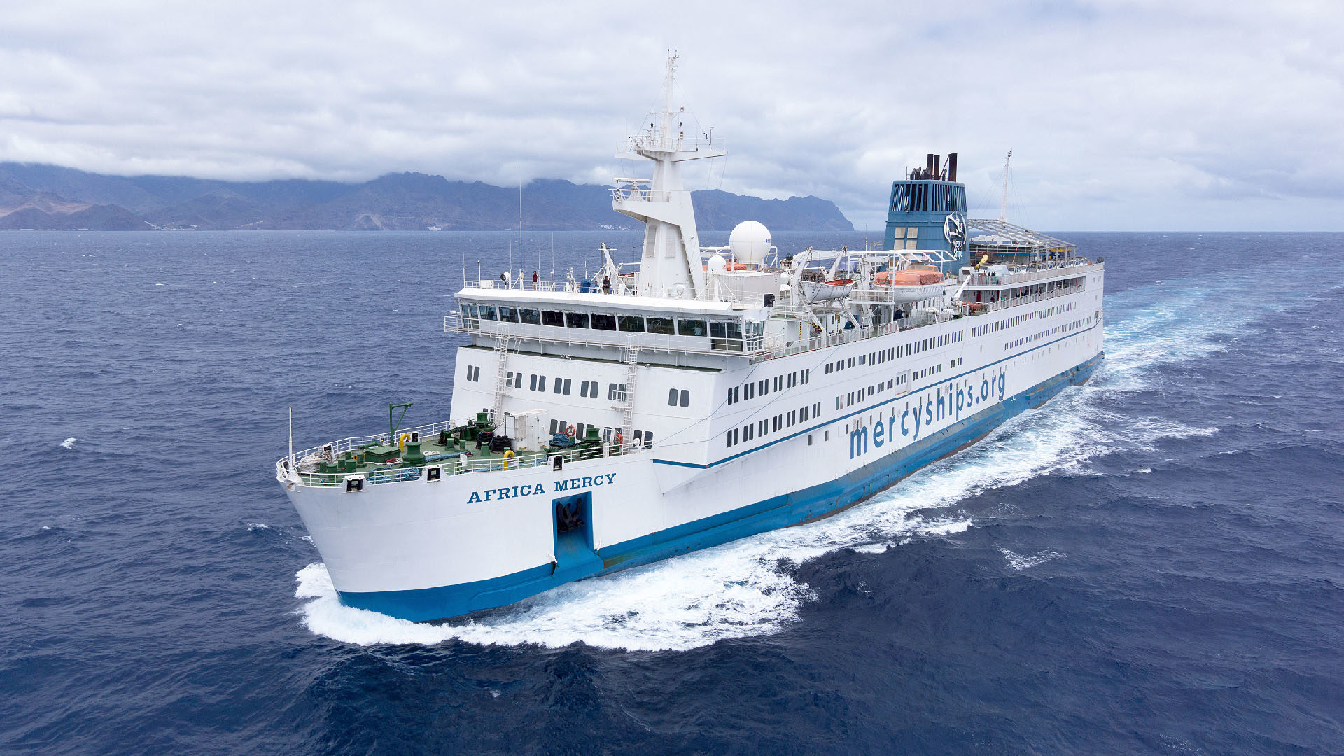 l'"Africa Mercy“ est le plus grand navire-hôpital civil du monde. | © Mercy Ships