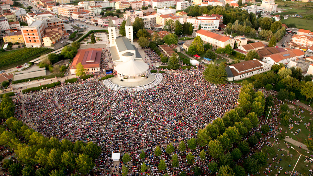 60'000 jeunes ont participé au Festival de la jeunesse à Medjugorje, du 1er au 6 août 2019 |  © hip.ba