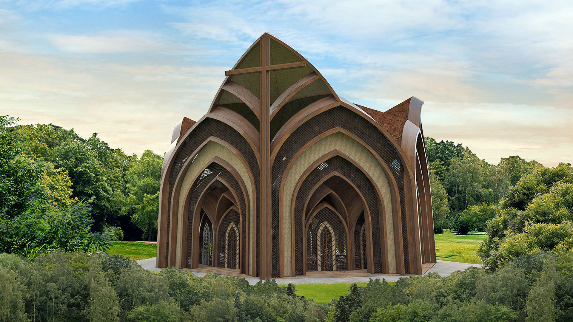 La cathédrale doit être achevée en 2022. Le projet est estimé à 190'000 francs. | © Creatos Arquitetura