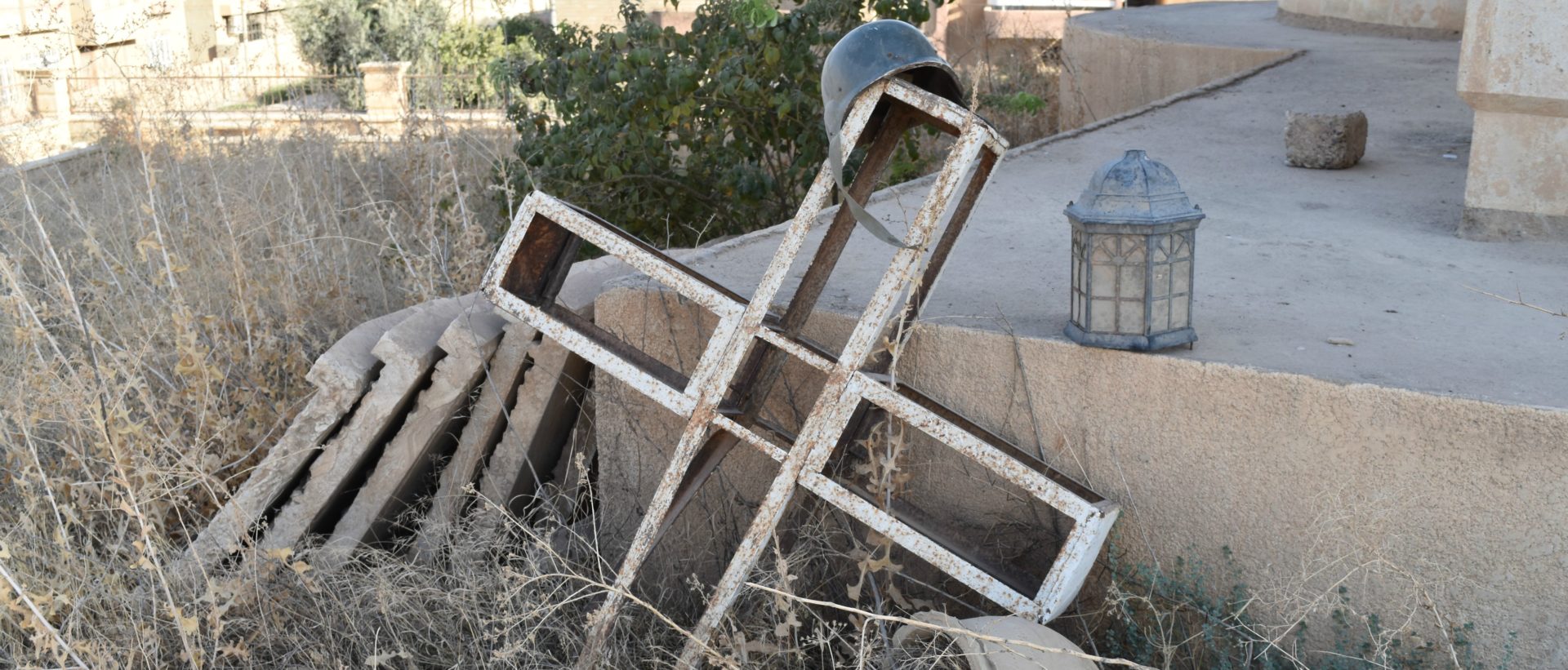 Traces de l'occupation par Daech des villages chrétiens de la Plaine de Ninive | © Jacques Berset