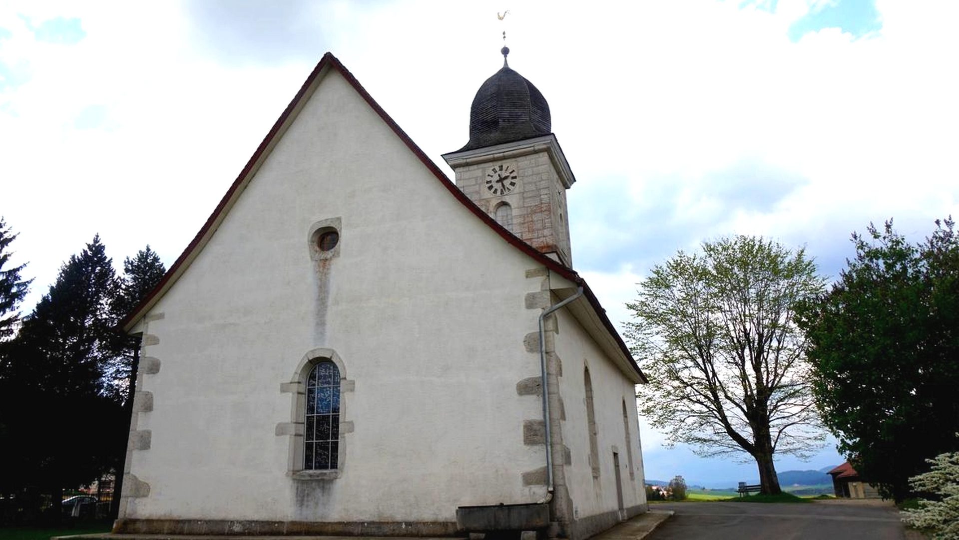 Le temple de La Chaux-du-milieu, dans le canton de Neuchâtel | DR 