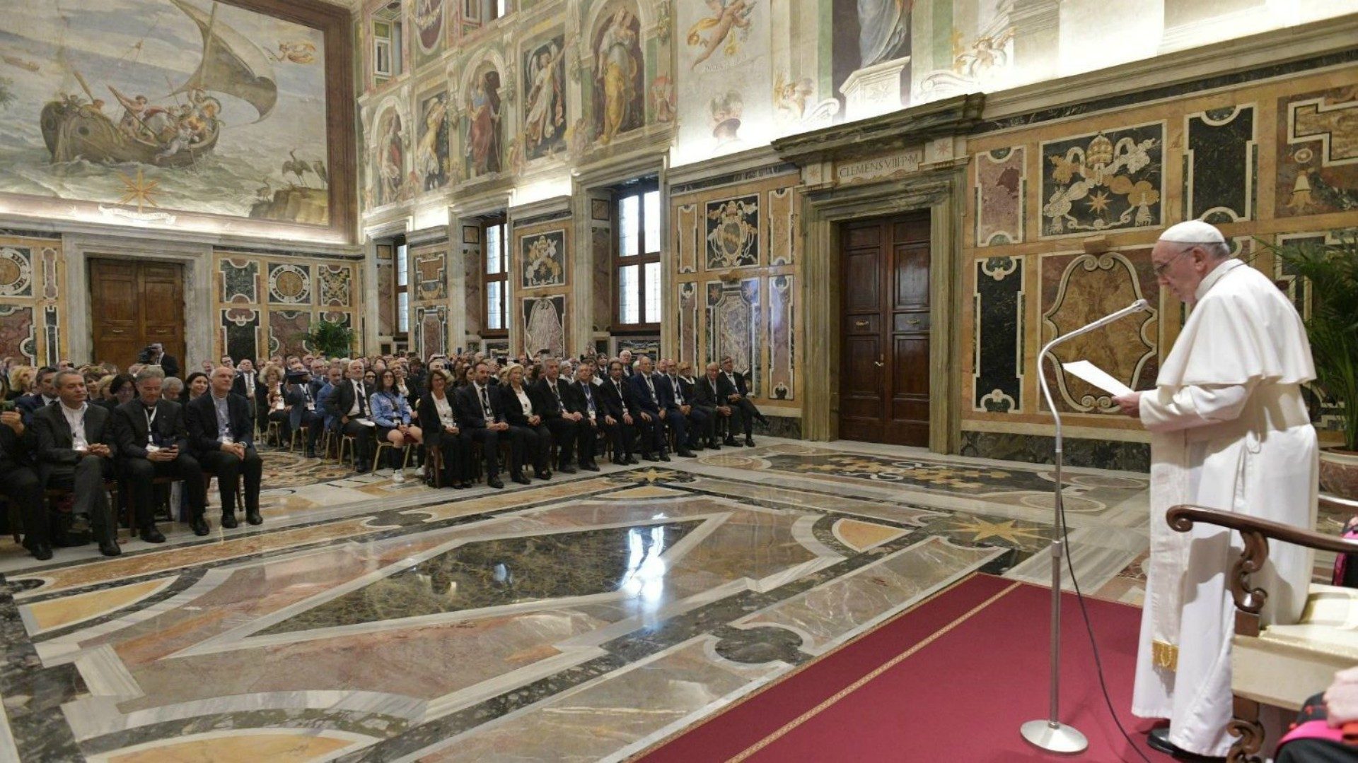 Le pape François reçoit les journalistes catholiques de l'UCSI | © Vatican News