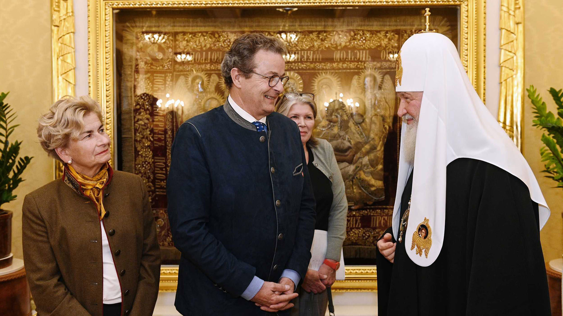 Jean-René Fournier a été reçu par le patriarche de Moscou le 14 octobre 2019. | © Patriarcat de Moscou.