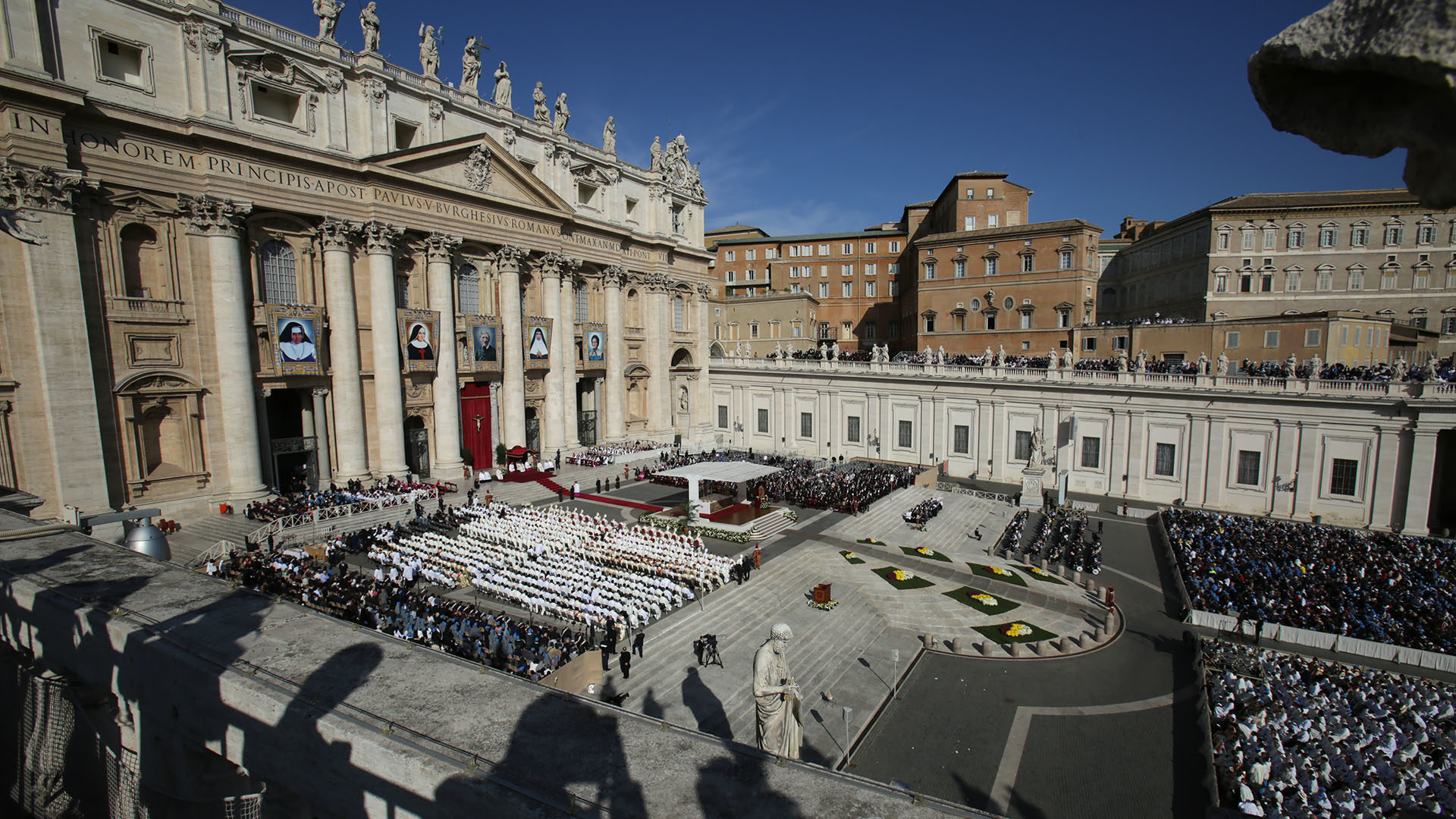 Messe de canonisation de Marguerite Bays à Rome le 13 octobre 2019. | © B. Hallet