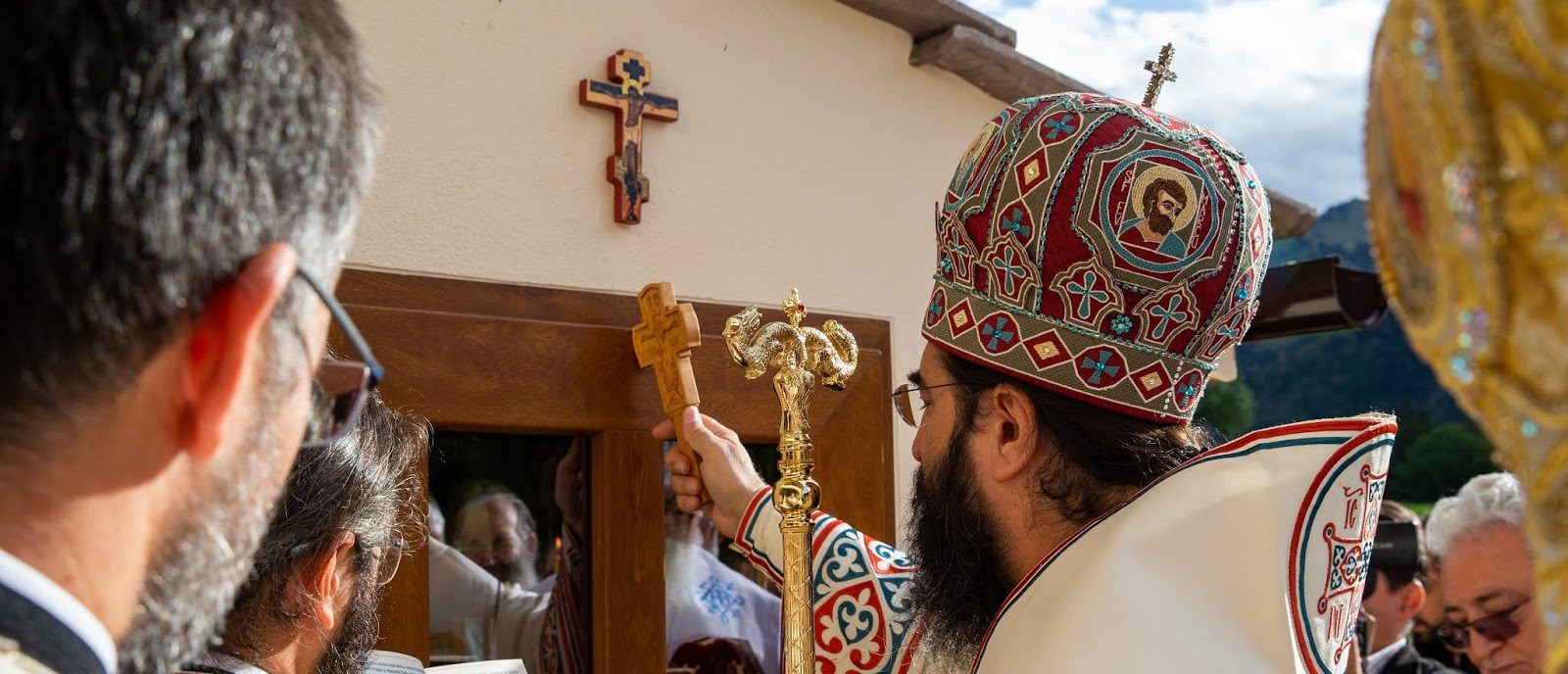 Le métropolite Joseph a consacré la chapelle des Sciernes d'Albeuve | © Orthodoxologie.blogspot