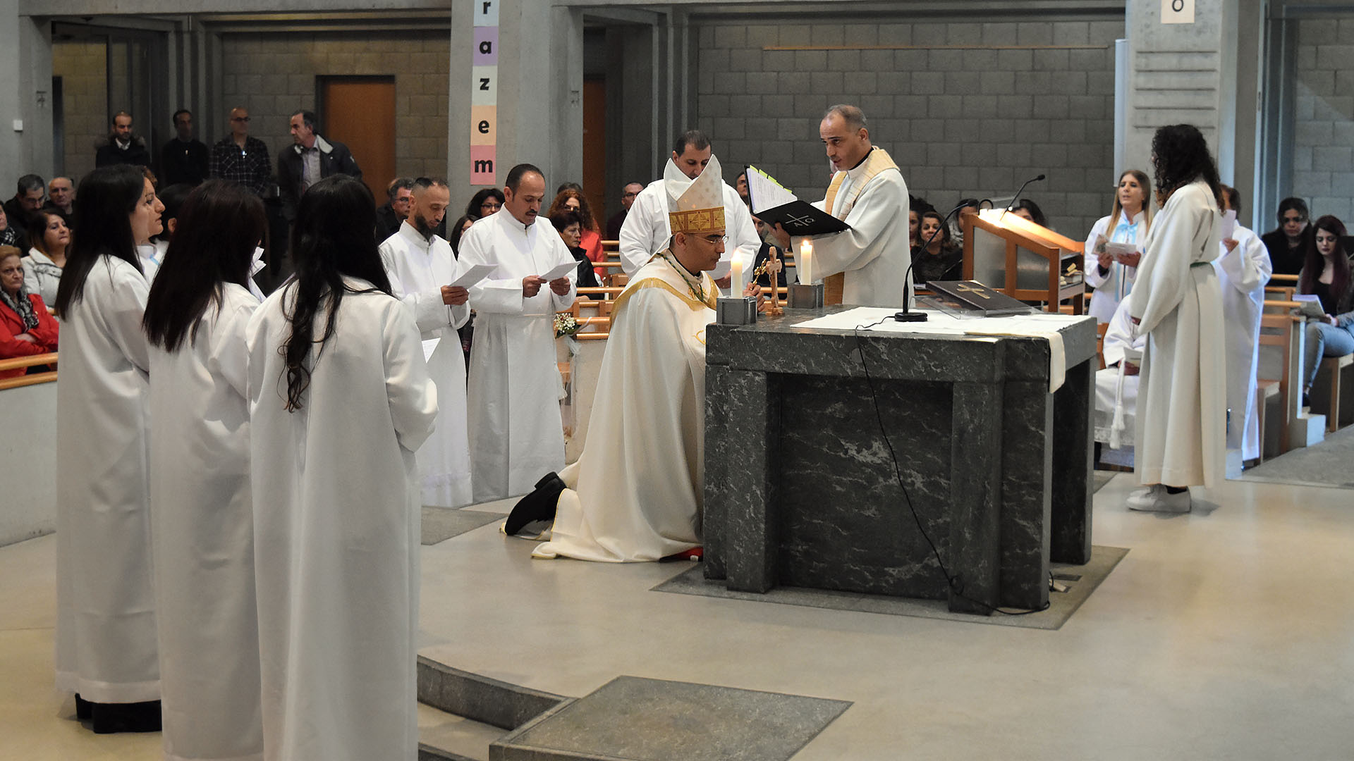 Mgr Saad Sirop Hanna a présidé la messe en rite chaldéen le 24 november 2019 à l'église St-Maurice à Berne-Bethléem  | © Jacques Berset