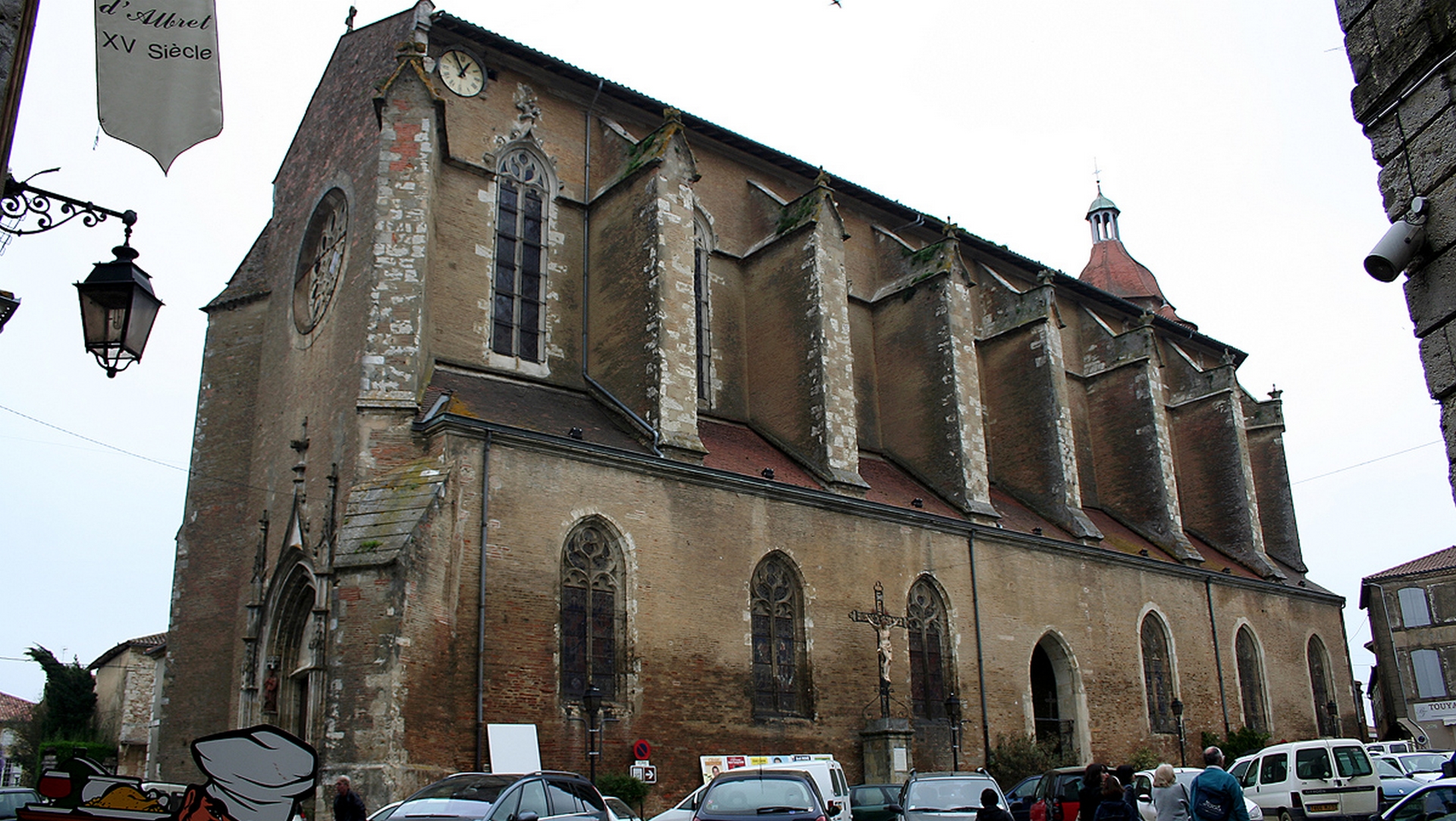 La cathédrale Saint-Luperc, à Eauzes, dans le Gers | Jean-noël Lafargue Free art license 