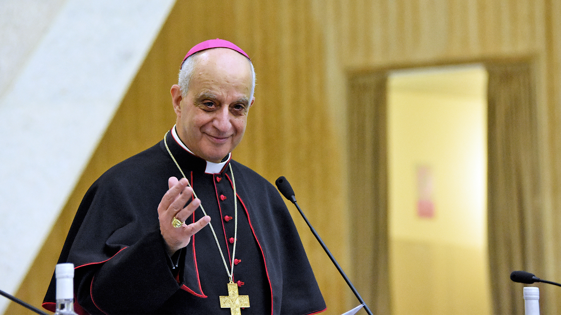 Mgr Rino Fisichella, préfet du CPPNE (Conseil pontifical pour la Nouvelle Evangélisation) | © Grégory Roth
