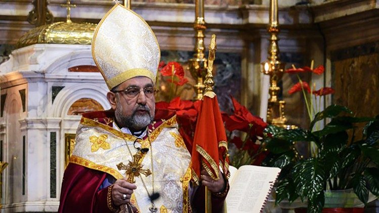 Mgr Boutros Marayati, archevêque arménien-catholique d'Alep  | © Vatican Media