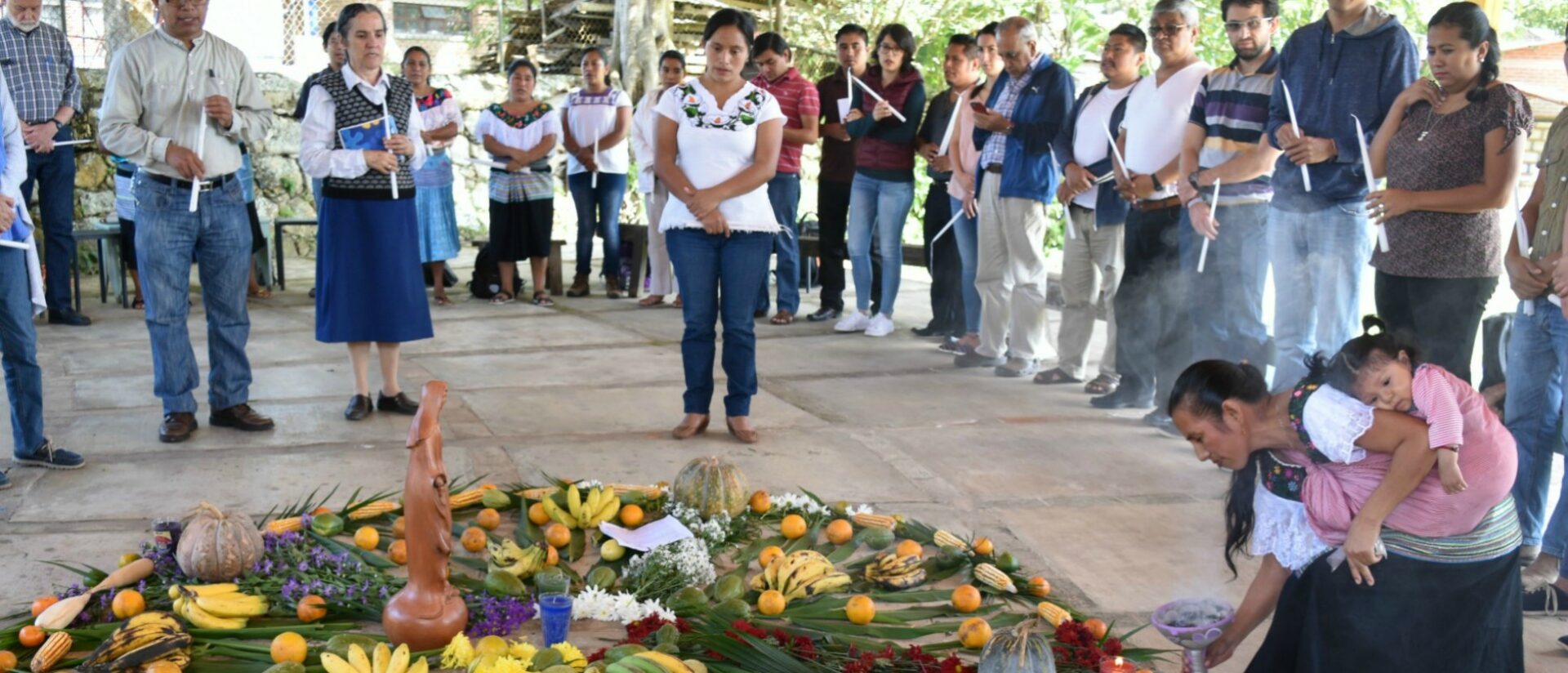 Cérémonie de l'Aube au Chiapas. L'Eglise doit tenir compte de la cosmovision particulière des populations indigènes | © Jacques Berset