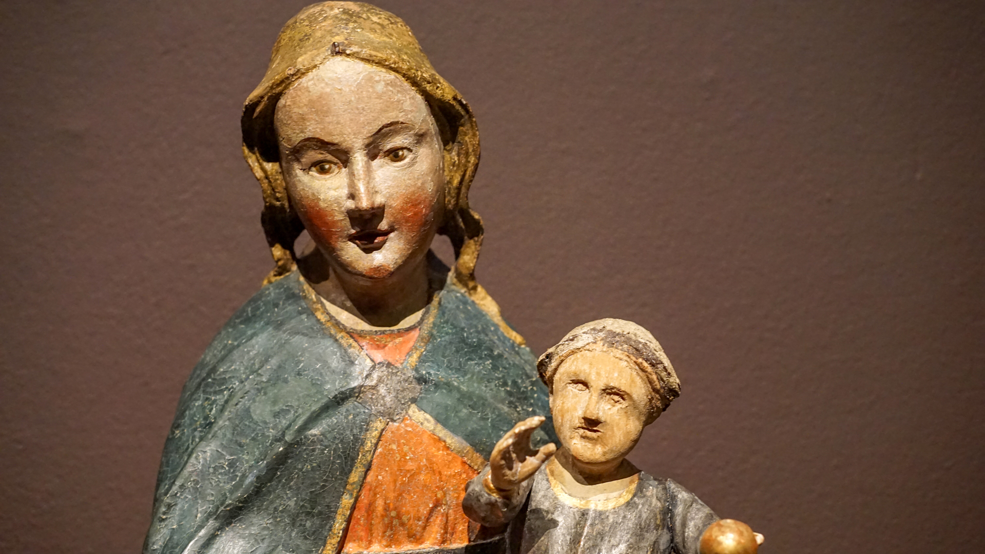 Vierge à  l'enfant, XIVe siècle, Fribourg | © Maurice Page