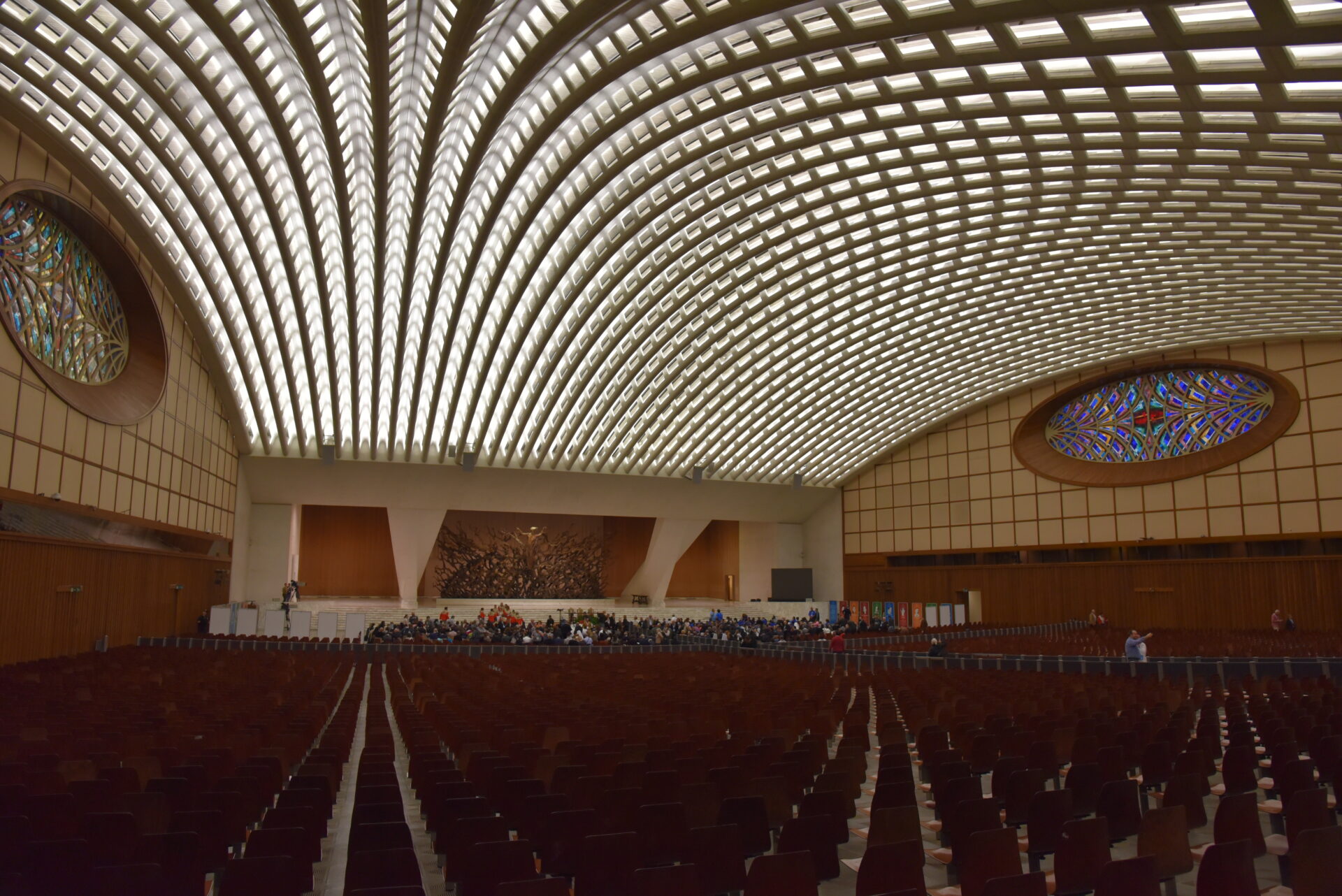 La Salle Paul VI du Vatican, inaugurée en 1971, est l'œuvre de l'architecte Pier Luigi Nervi | © Bernard Litzler