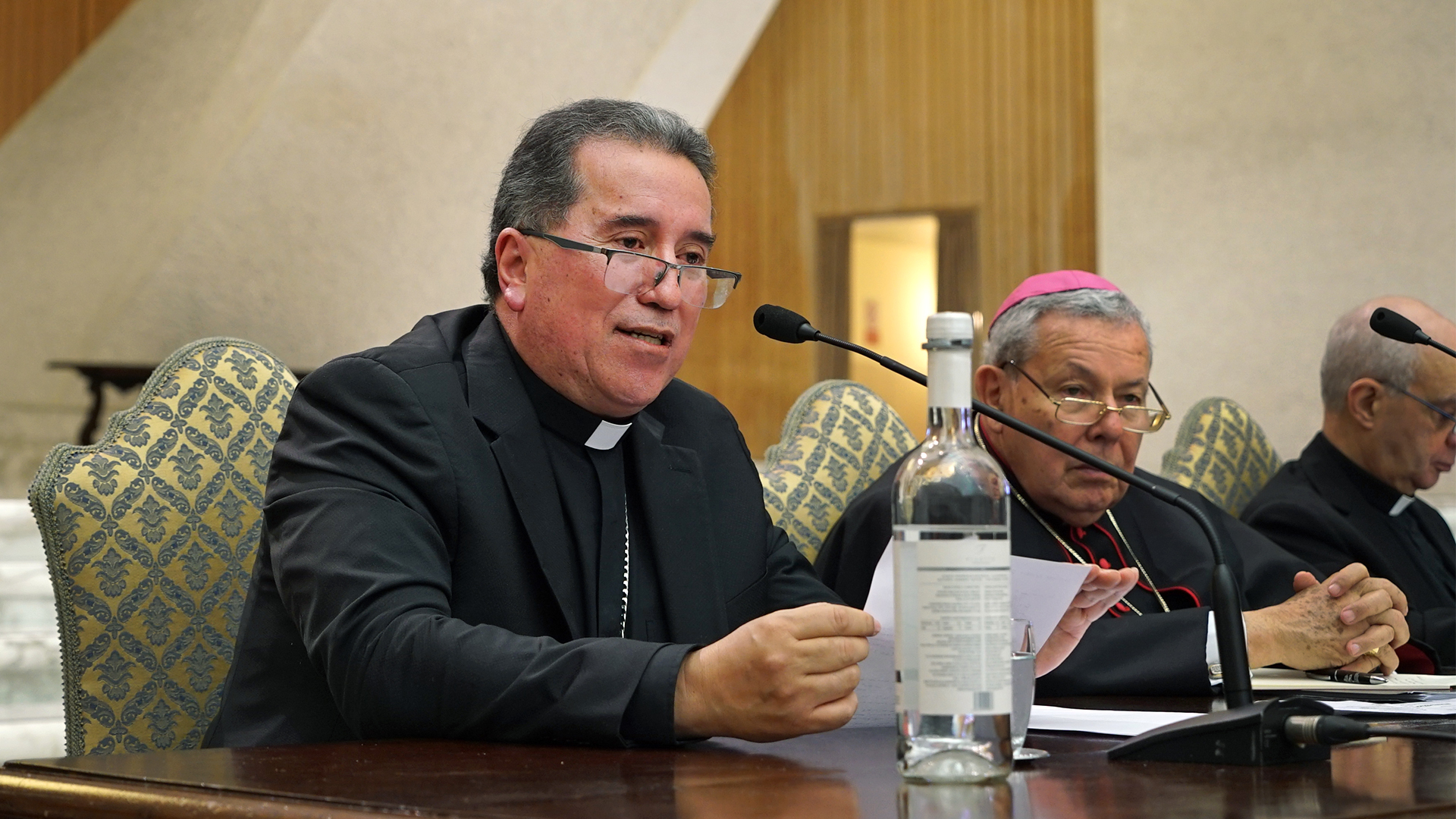 L'évêque auxiliaire de Bogota, Mgr Pedro Salamanca Mantilla est docteur de la Catho de Paris | © Grégory Roth