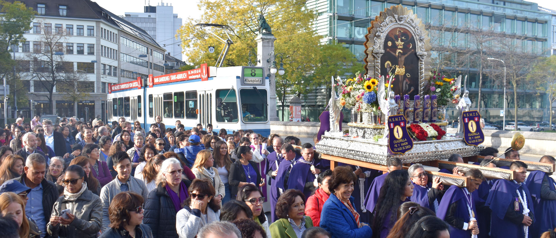 Procession d'une communauté péruvienne à Zurich | DR