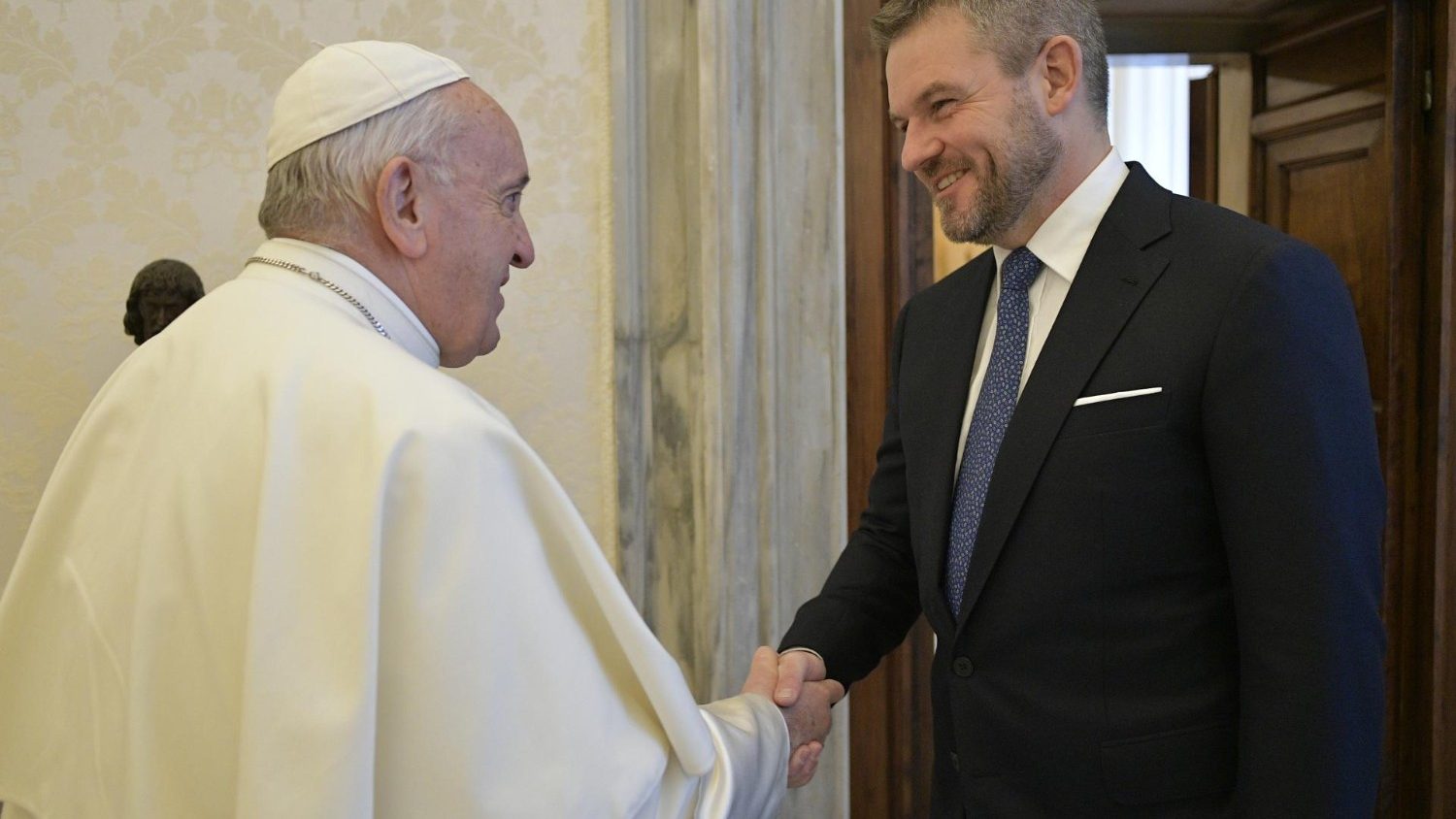 Le Pape accueille Peter Pellegrini, le Premier ministre slovaque, le 9 décembre 2019 au Vatican. | © Vatican Media