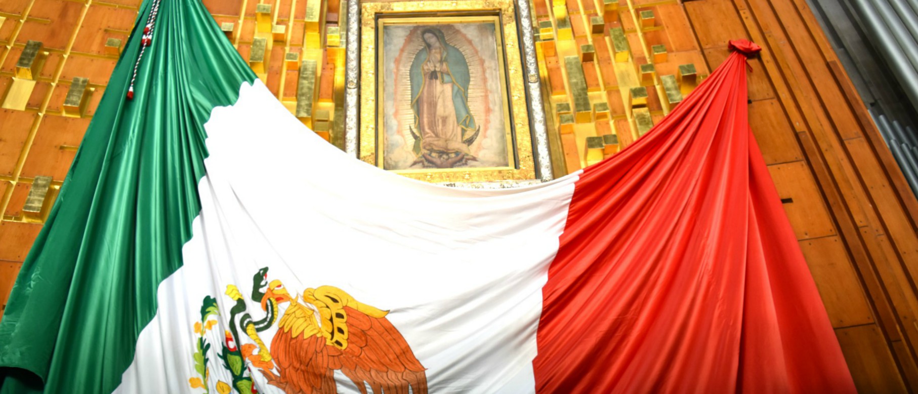 Notre-Dame de Guadalupe, patronne de l'Amérique latine, dans son sanctuaire de Mexico | © Jacques Berset