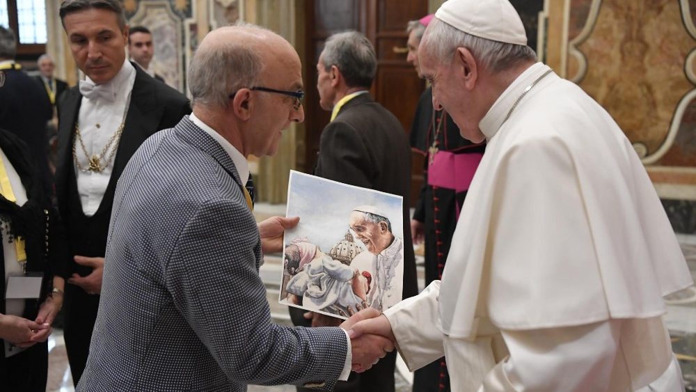 Le pape François a reçu, le 16 décembre 2019 au Vatican,  la Fédération italienne des aînés © Vatican Media