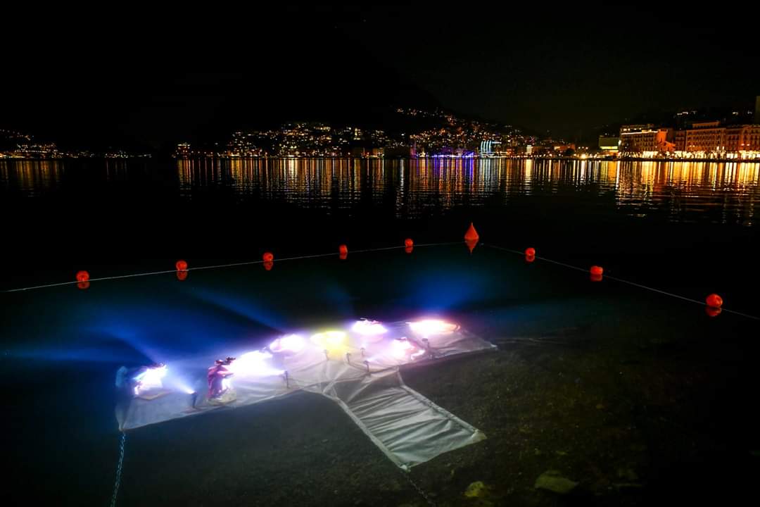 Les statues ont été immergées à quelques mètres de profondeur dans le lac de Lugano |© catt.ch
