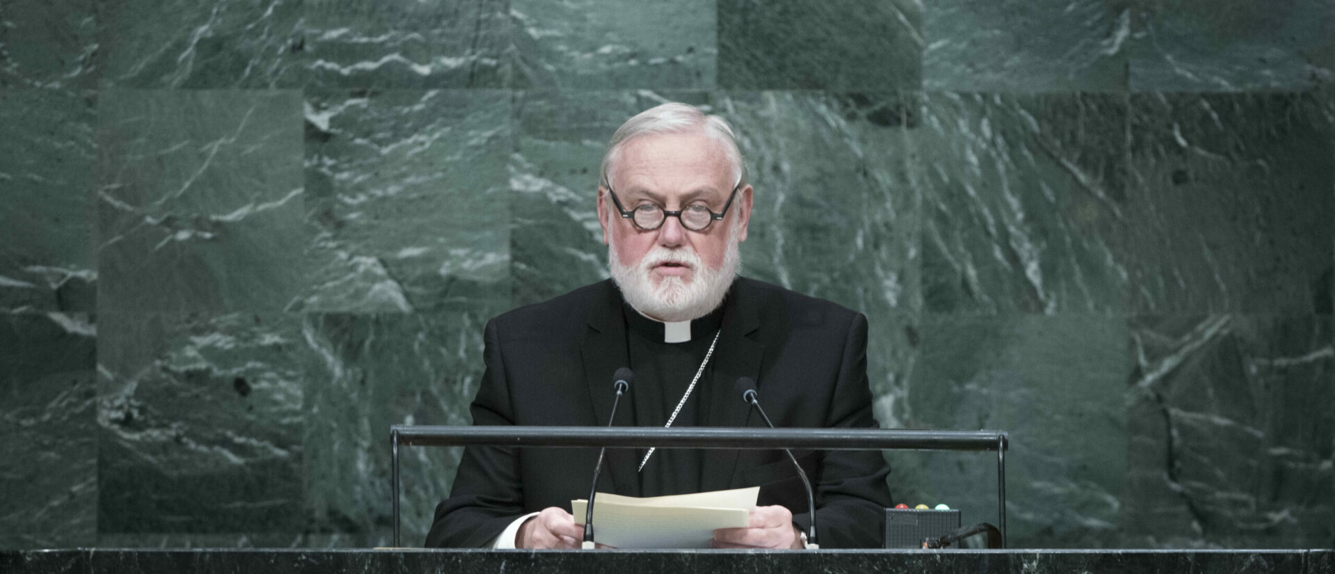Mgr Paul Richard Gallagher est l'un des principaux visages de la diplomatie vaticane dans le monde | © UN Photos/Flickr/CC BY-NC-ND 2.0