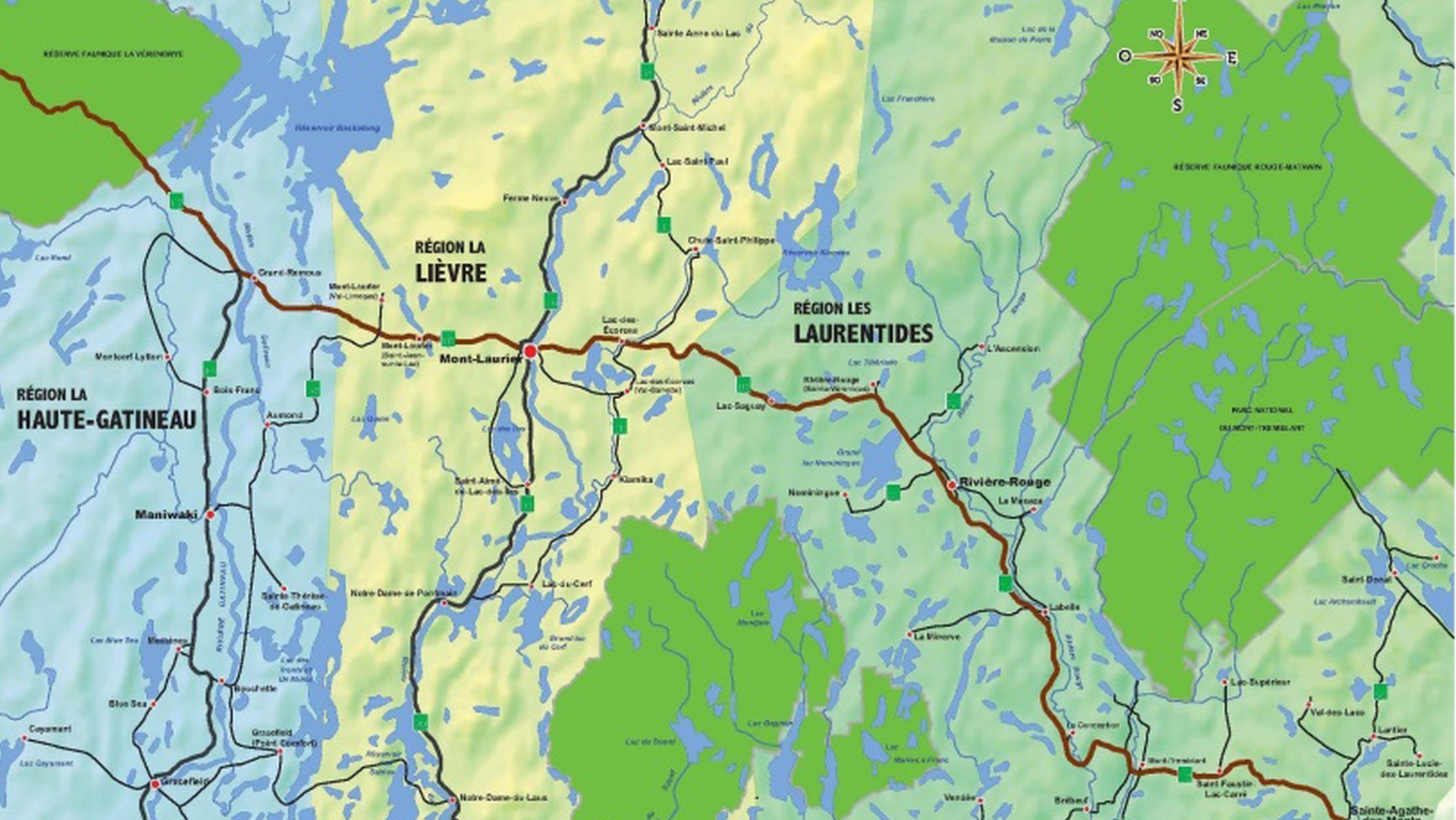 Le diocèse de Mont-Laurier couvre un vaste territoire forestier au sud du Québec 