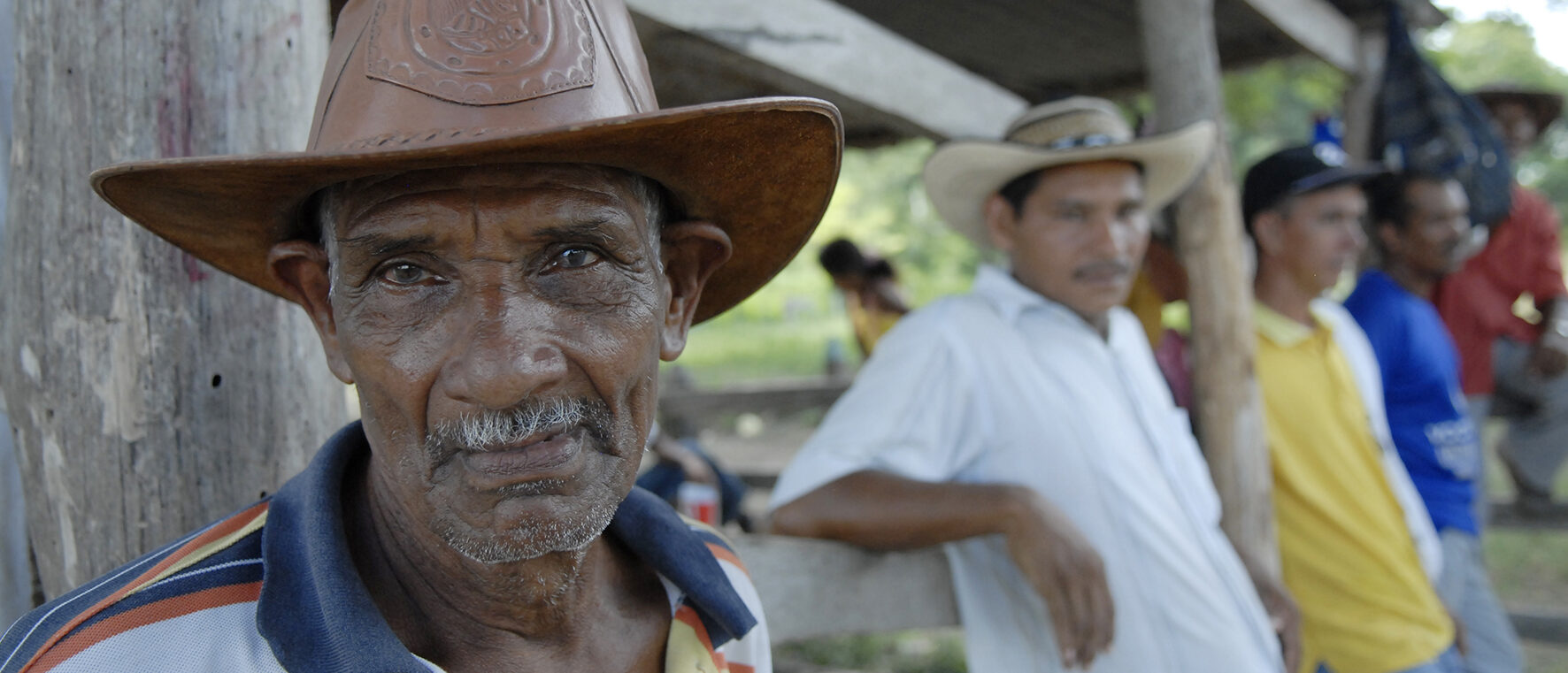Un paysan de la côte Pacifique de Colombie, où un conflit armé est en cours | © Jean-Claude Gerez