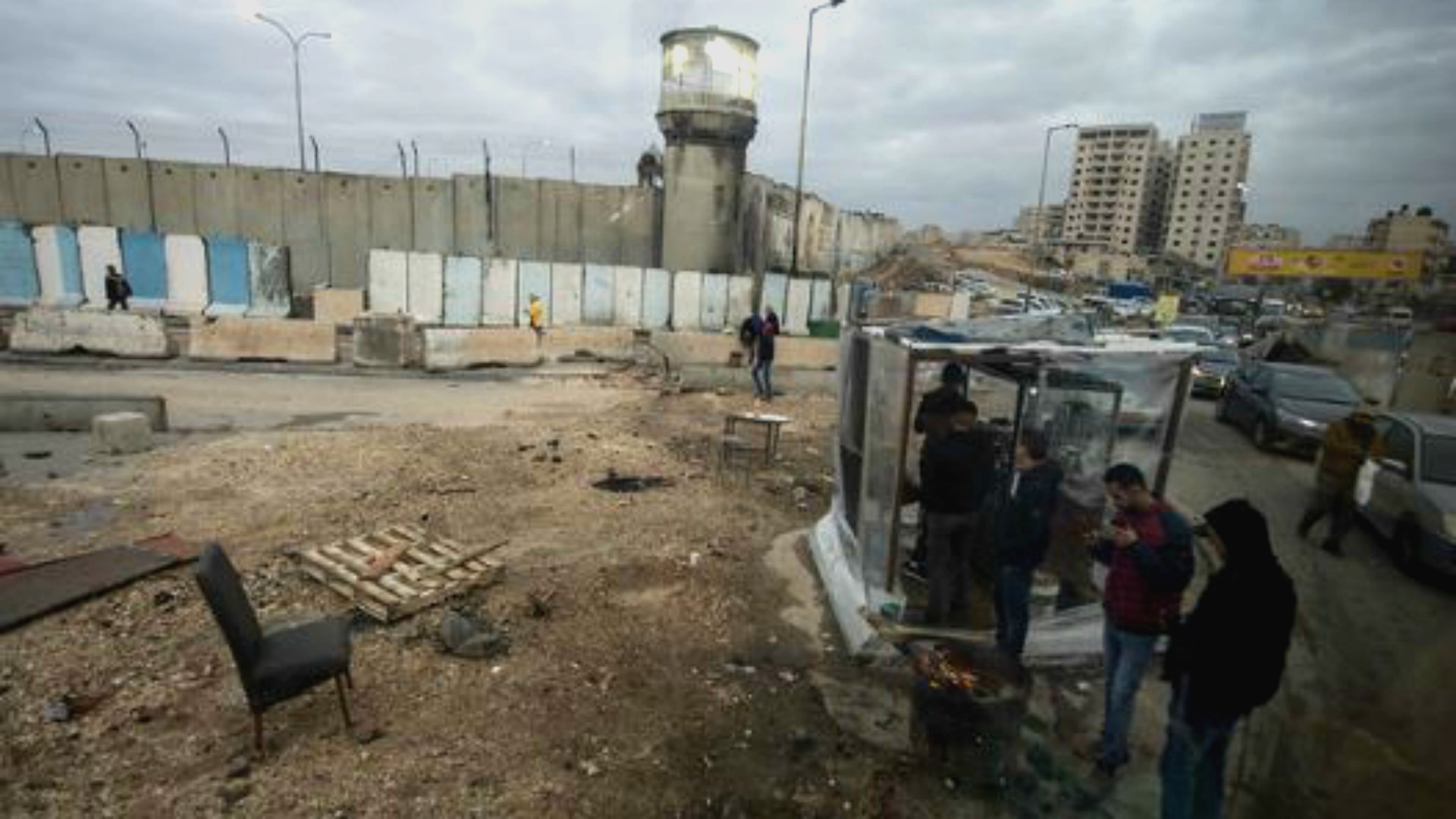 Le mur de séparation israélien enferme les Palestiniens dans une prison à ciel ouvert © Mazur/cbcew.org.uk