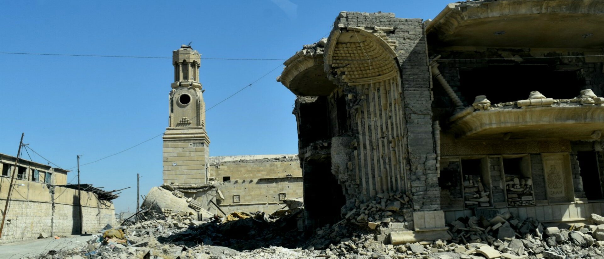 Mossoul Les églises de la vieille-ville ont été détruites par les bombardements des forces alliées | © Jacques Berset
