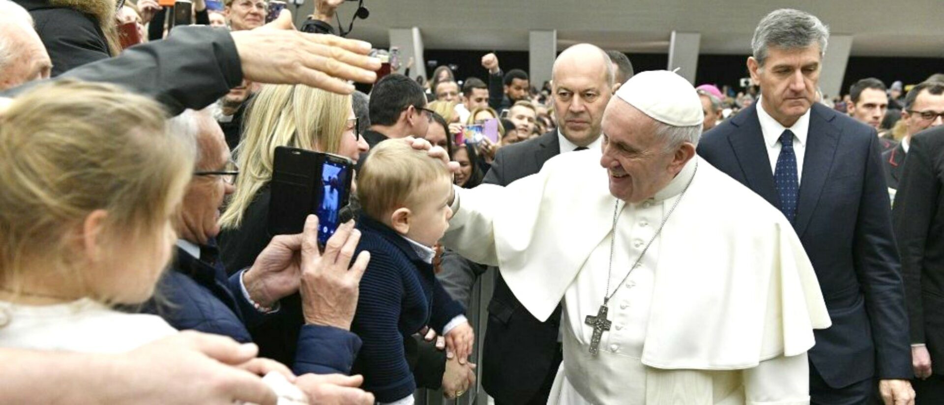 Le pape François à l'audience générale du 15 janvier 2020 à la salle Paul VI |  © Vatican Media