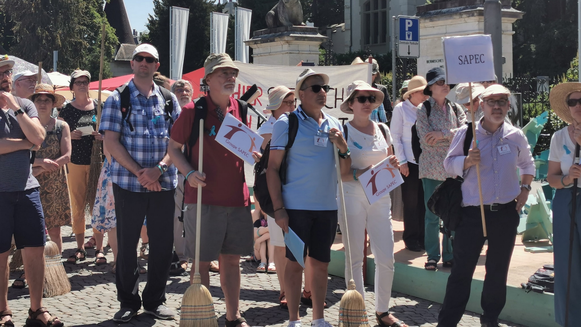 Manifestation nationale à Berne en juin 2019 contre les abus sexuels dans l'Eglise | © Kath.ch