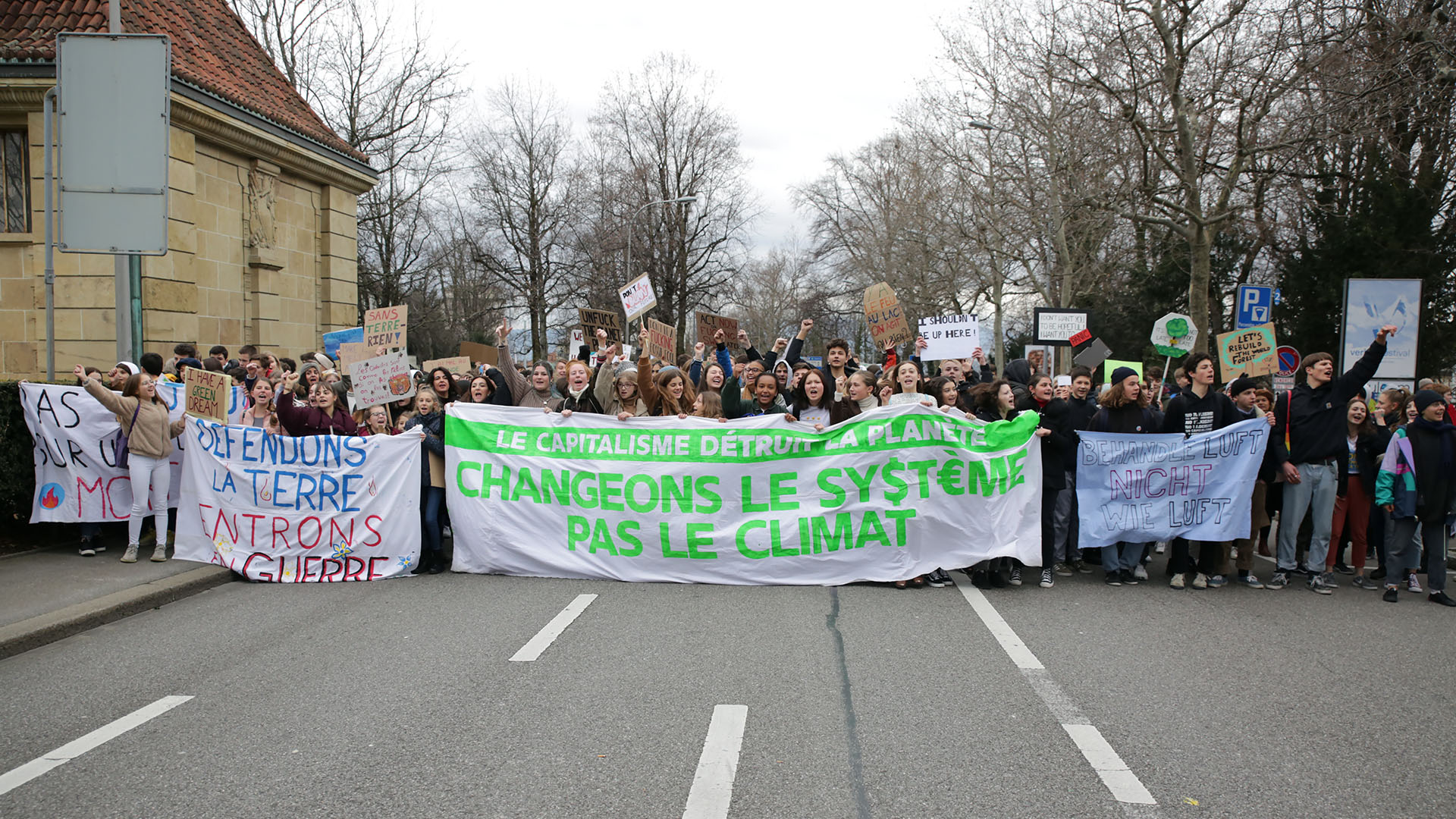 Lausanne le 17 janvier 2020. Manifestation pour le climat | © Bernard Hallet