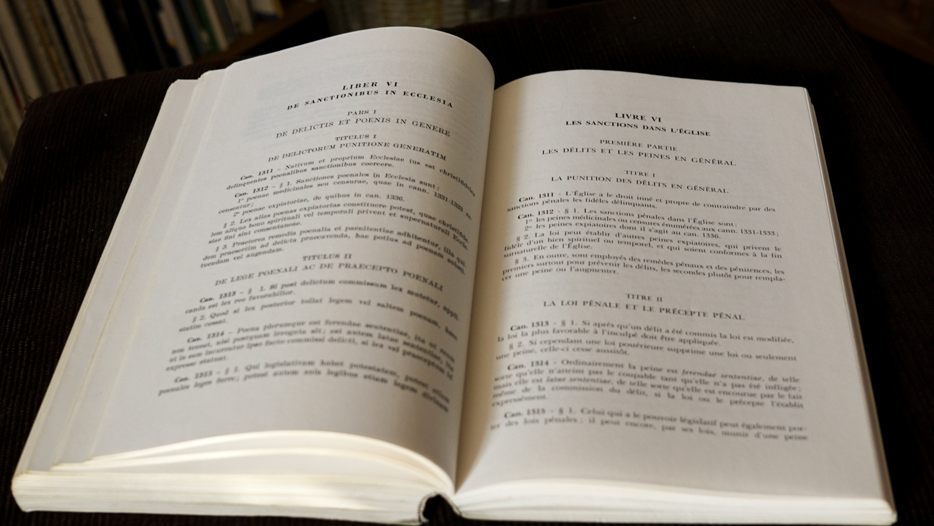 Le livre VI du Droit canon traite des sanctions dans l'Eglise | © Maurice Page 