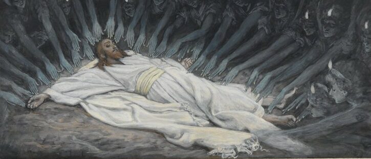 Jésus au désert, assisté par les anges (James Tissot, Brooklyn Museum)