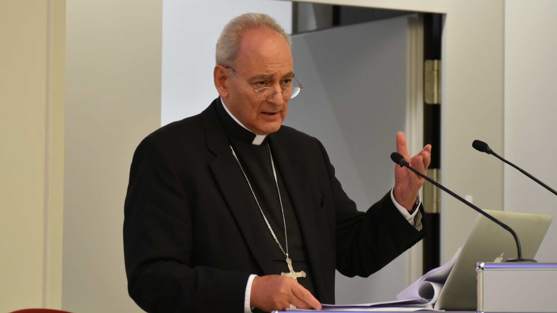 Mgr Marcelo Sánchez Sorondo, chancelier des Académies pontificales des sciences et des sciences sociales | © Jacques Berset