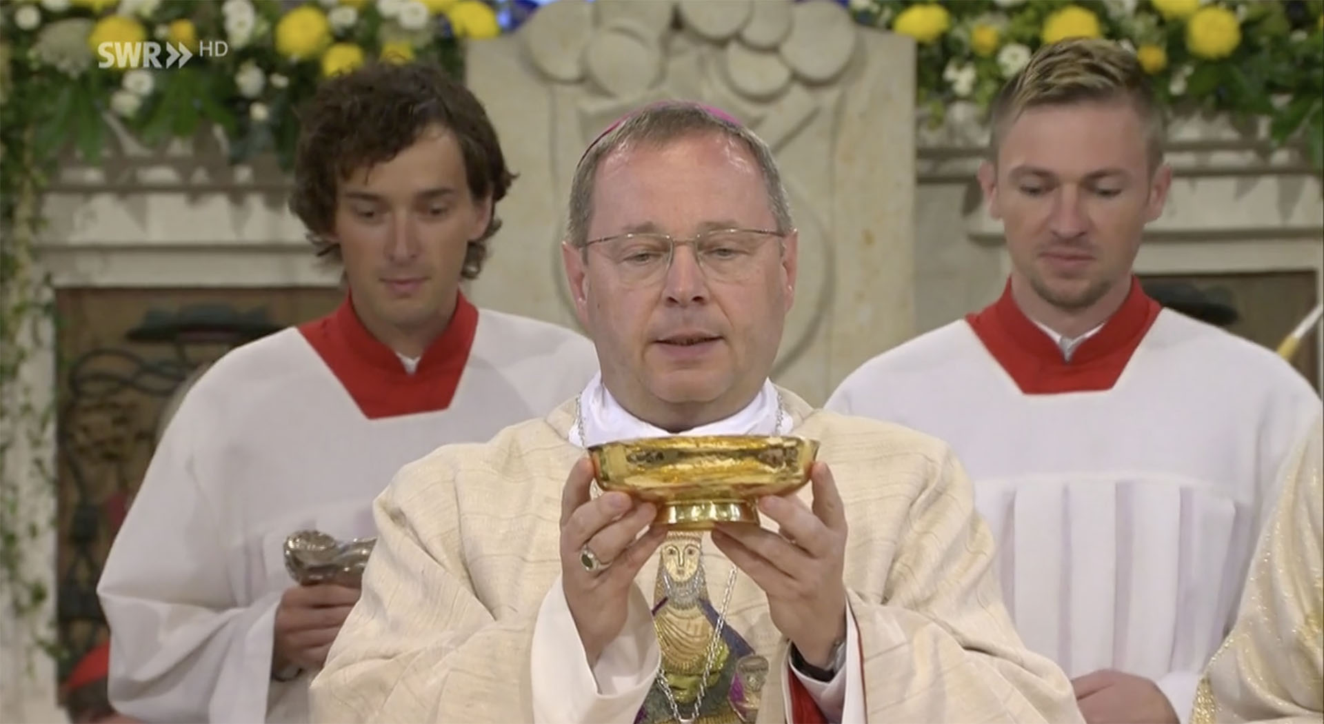 L'évêque Georg Bätzing, 58 ans, est le nouveau président de la Conférence des évêques allemands | © capture d'écran